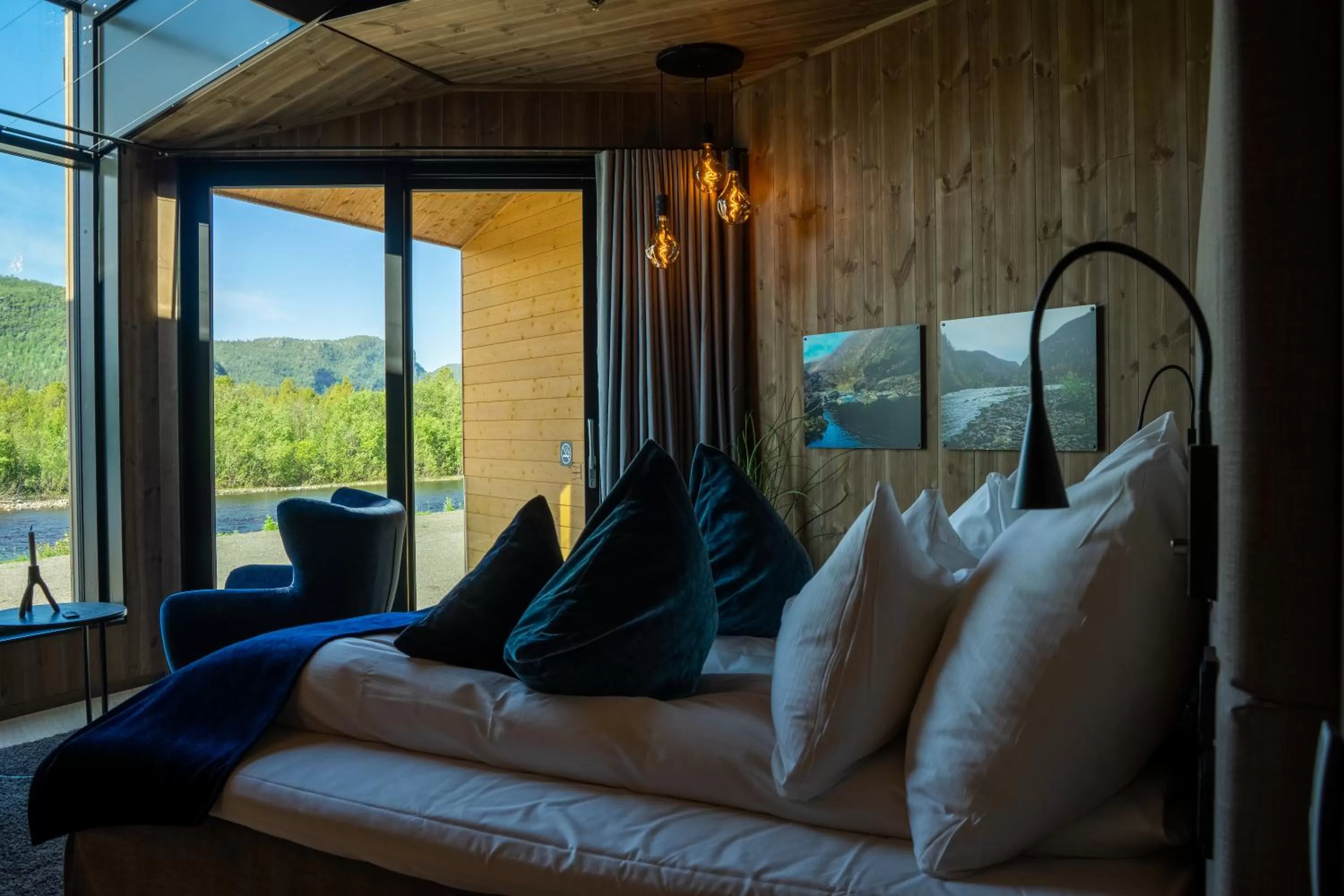Bedroom in Sorrisniva Arctic Wilderness Lodge