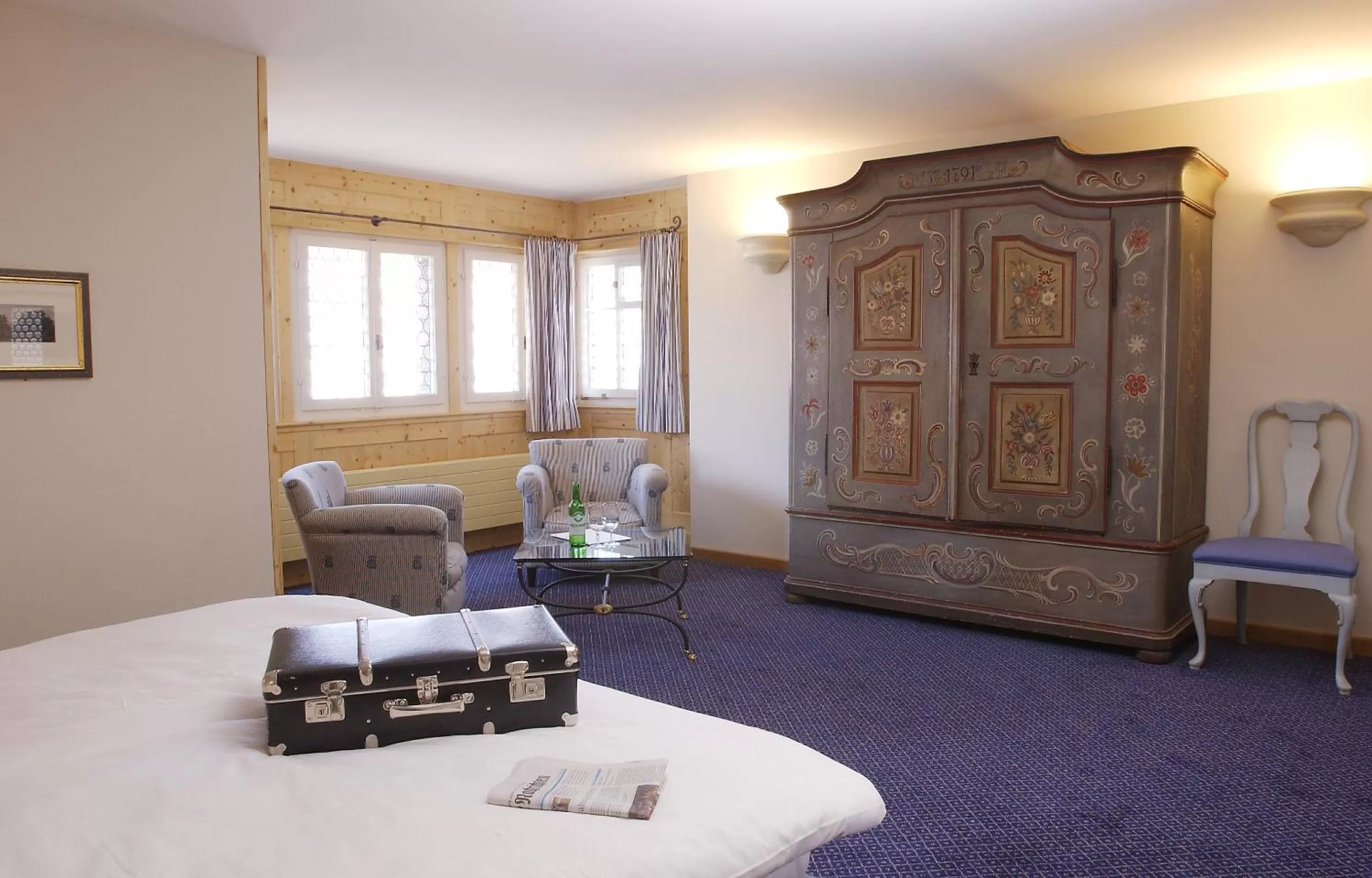 Photo of the whole room, Bed in Hotel & Restaurant Alte Rheinmühle