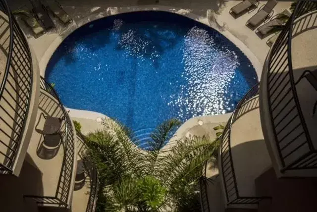 Day, Pool View in Monaco Condominiums
