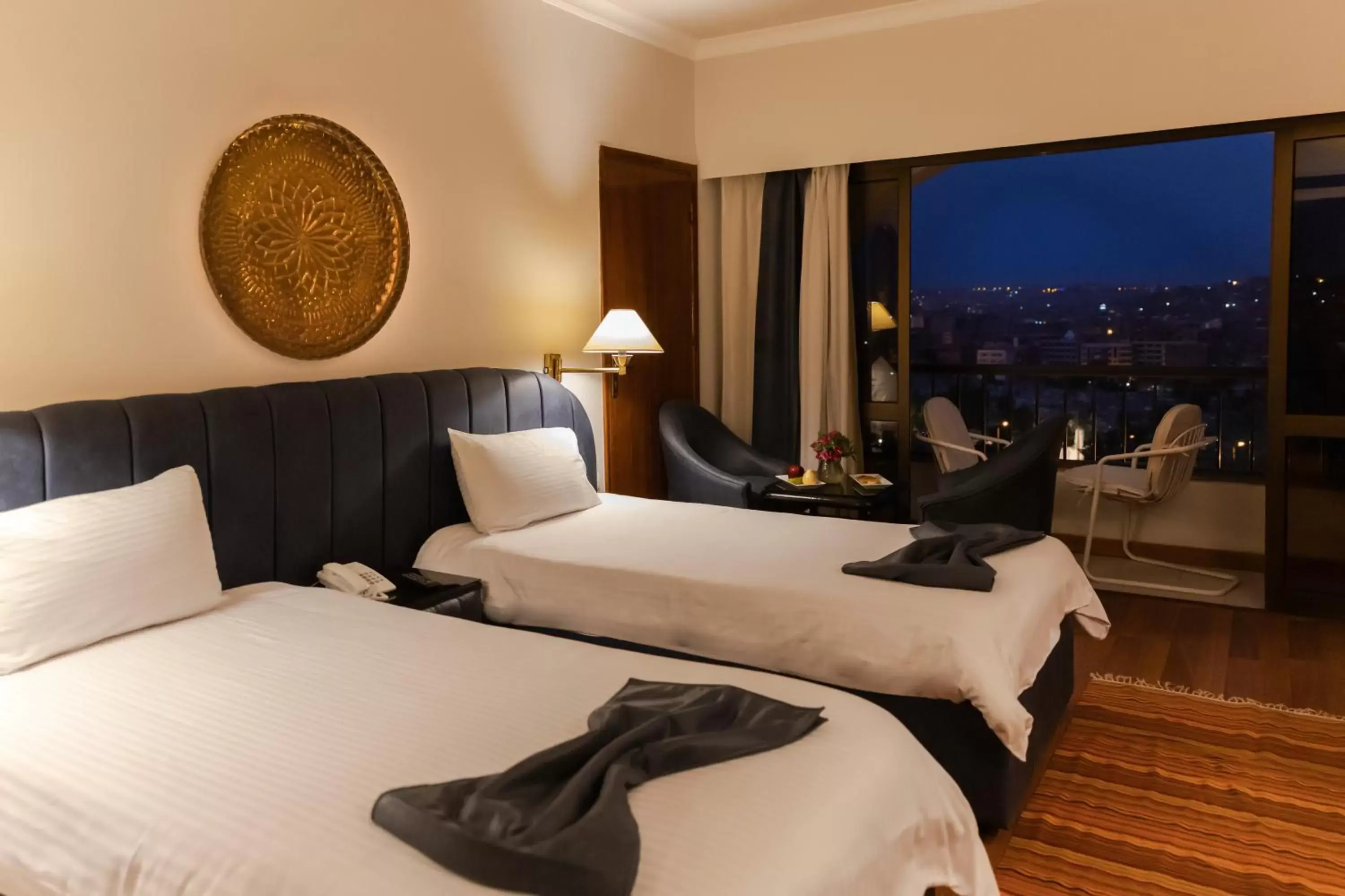 City view, Bed in Basma Hotel Aswan