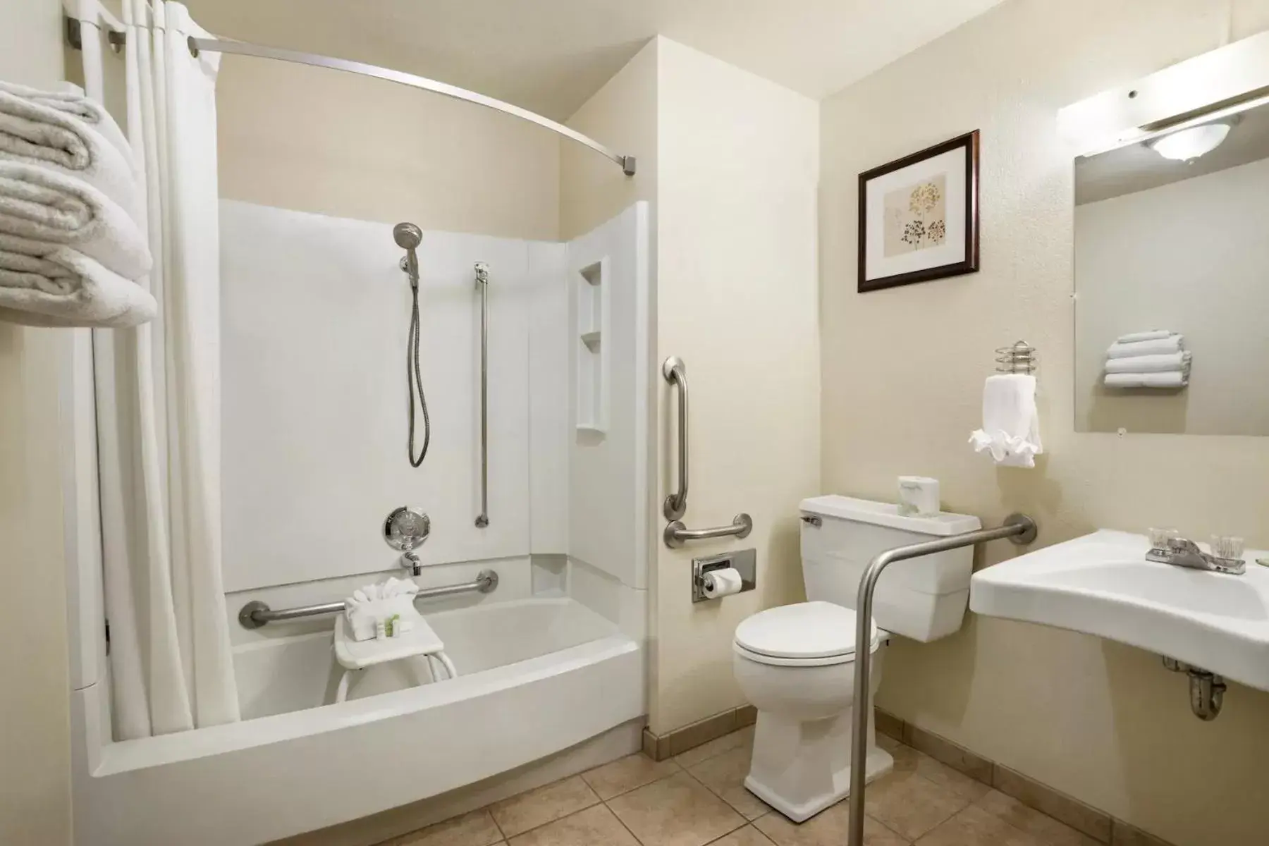 Bathroom in Super 8 by Wyndham Bozeman