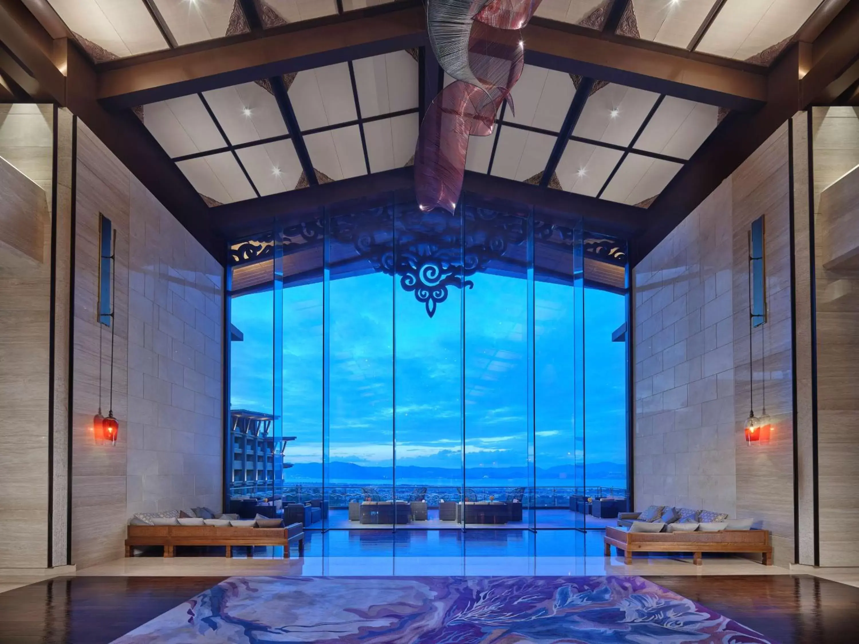 Lobby or reception, Swimming Pool in Hilton Dali Resort & Spa