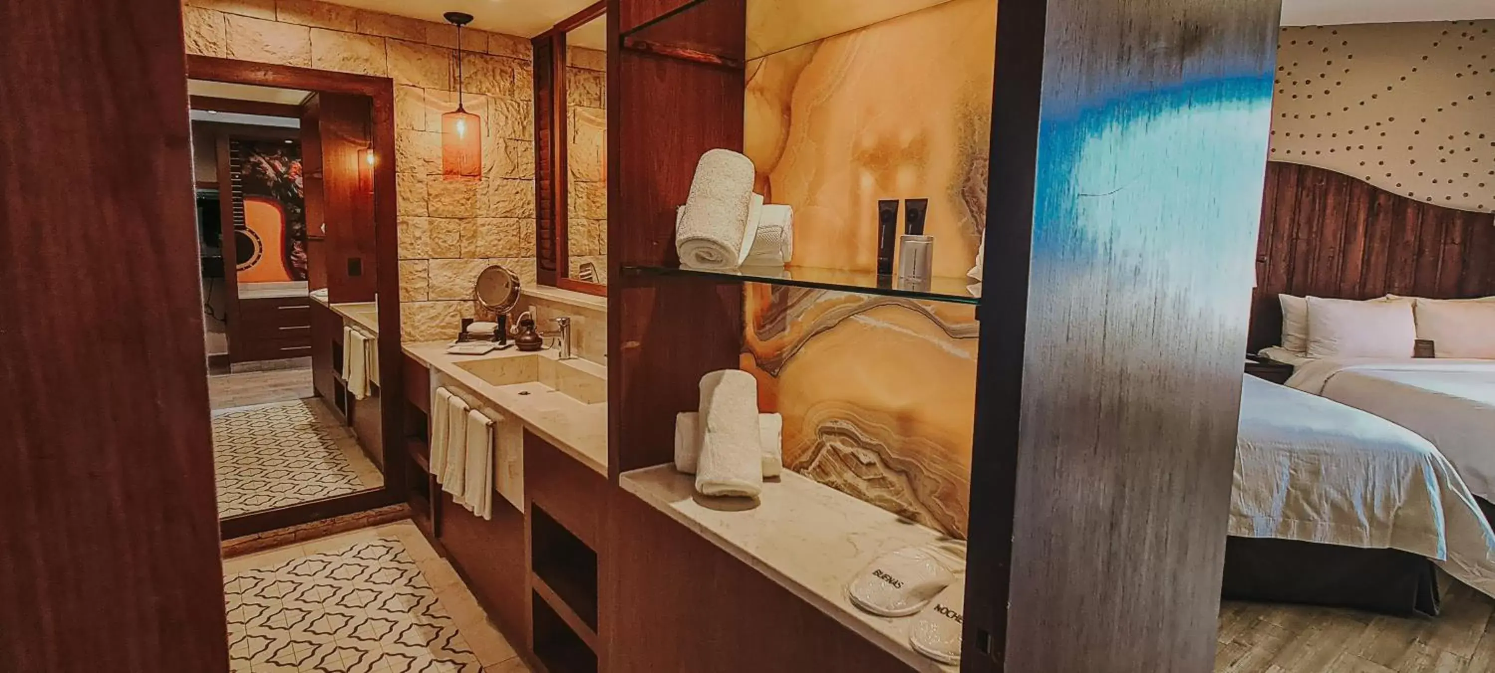 Bathroom in Hard Rock Hotel Riviera Maya- Heaven Section (Adults Only) All Inclusive