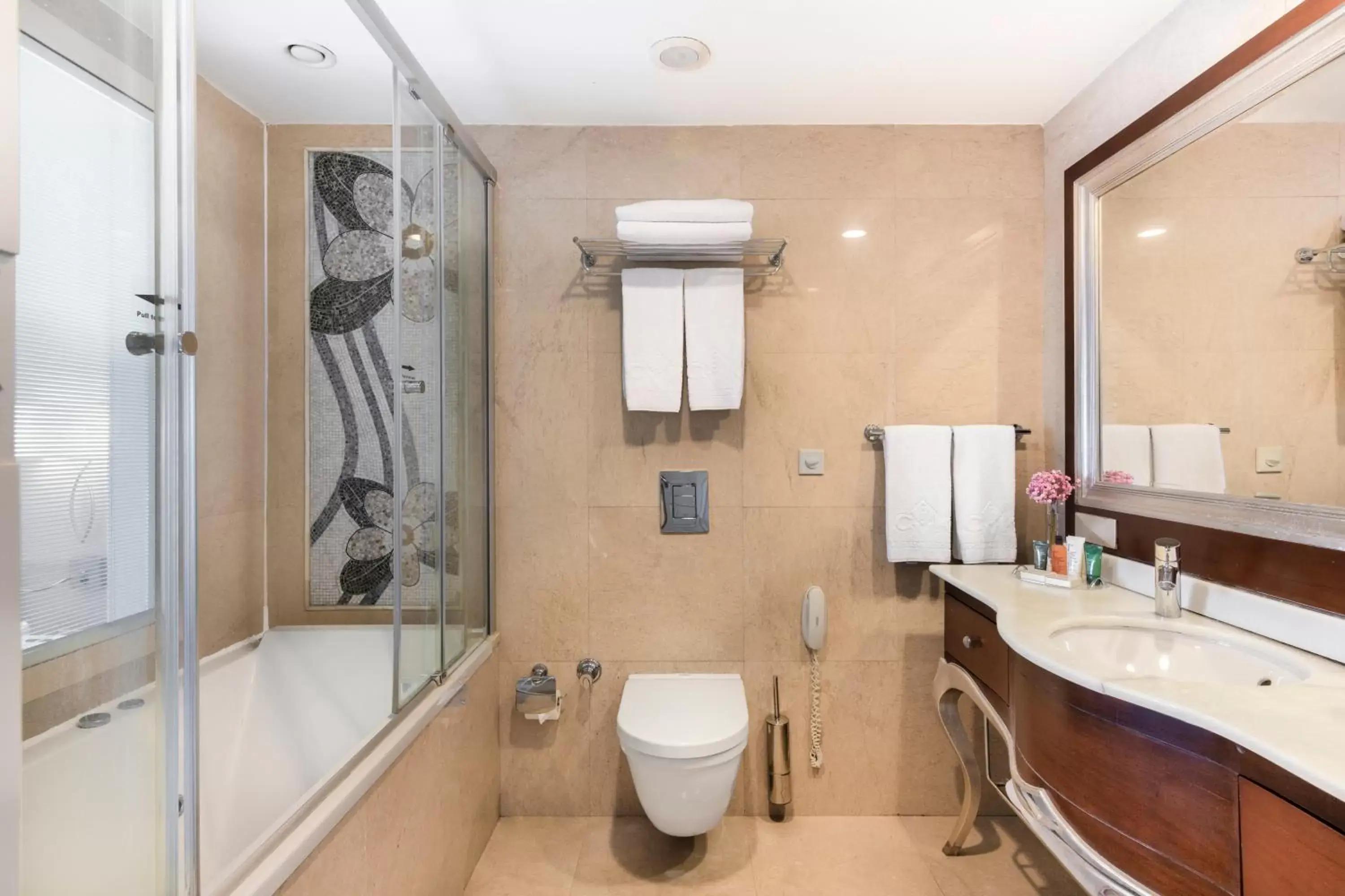 Shower, Bathroom in CVK Taksim Hotel Istanbul