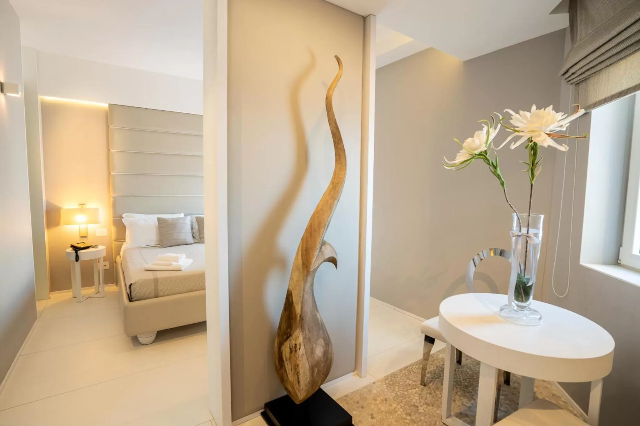 Living room, Bed in Covo dei Saraceni