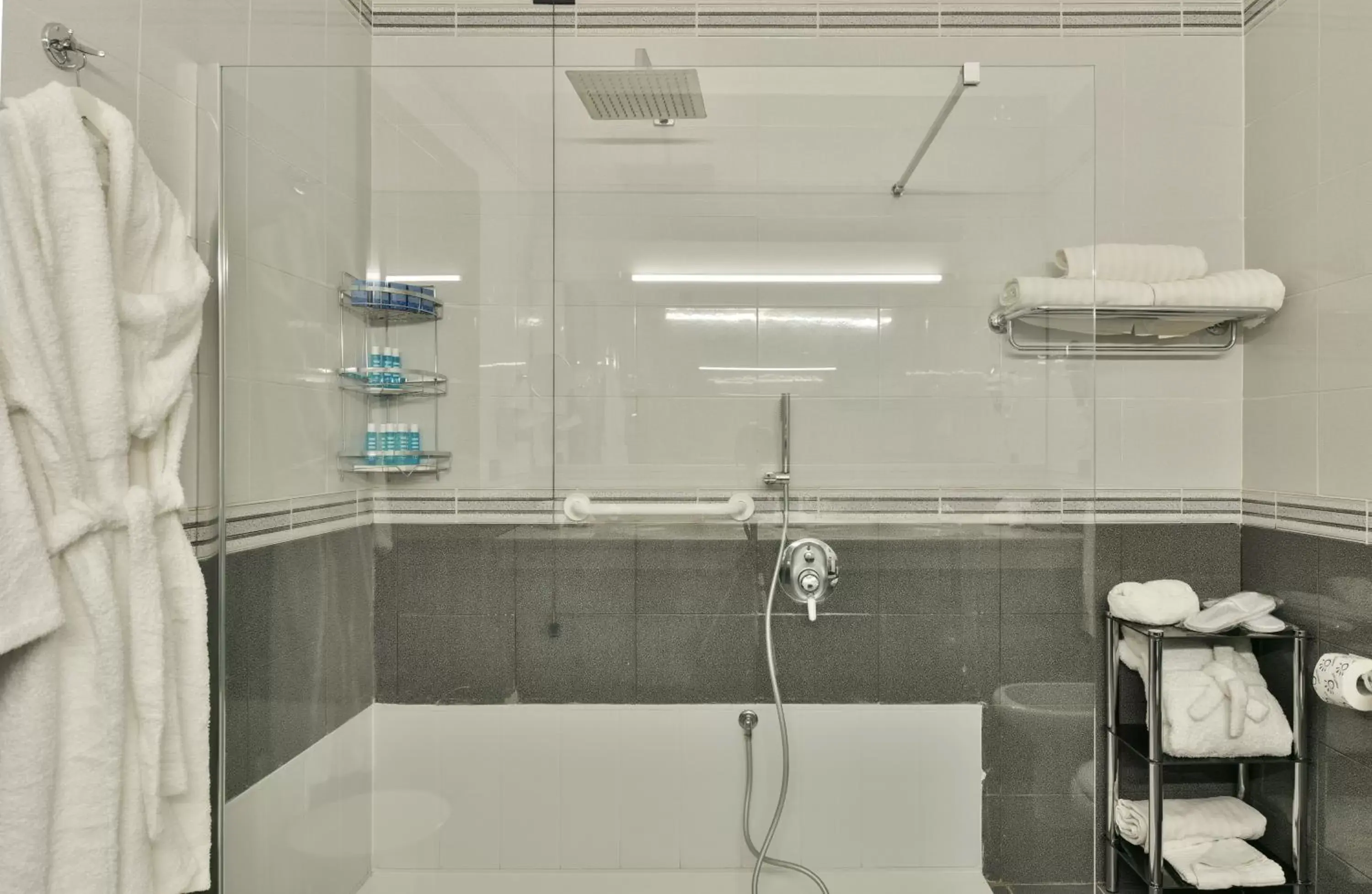 Shower, Bathroom in Hotel Ariston