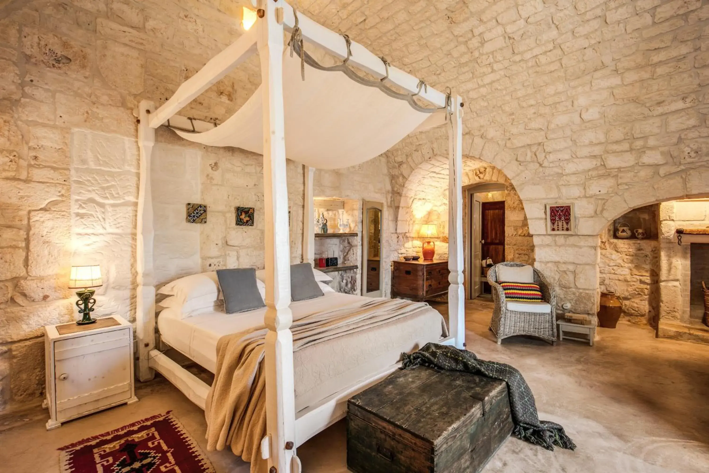 Bed in Masseria Cervarolo