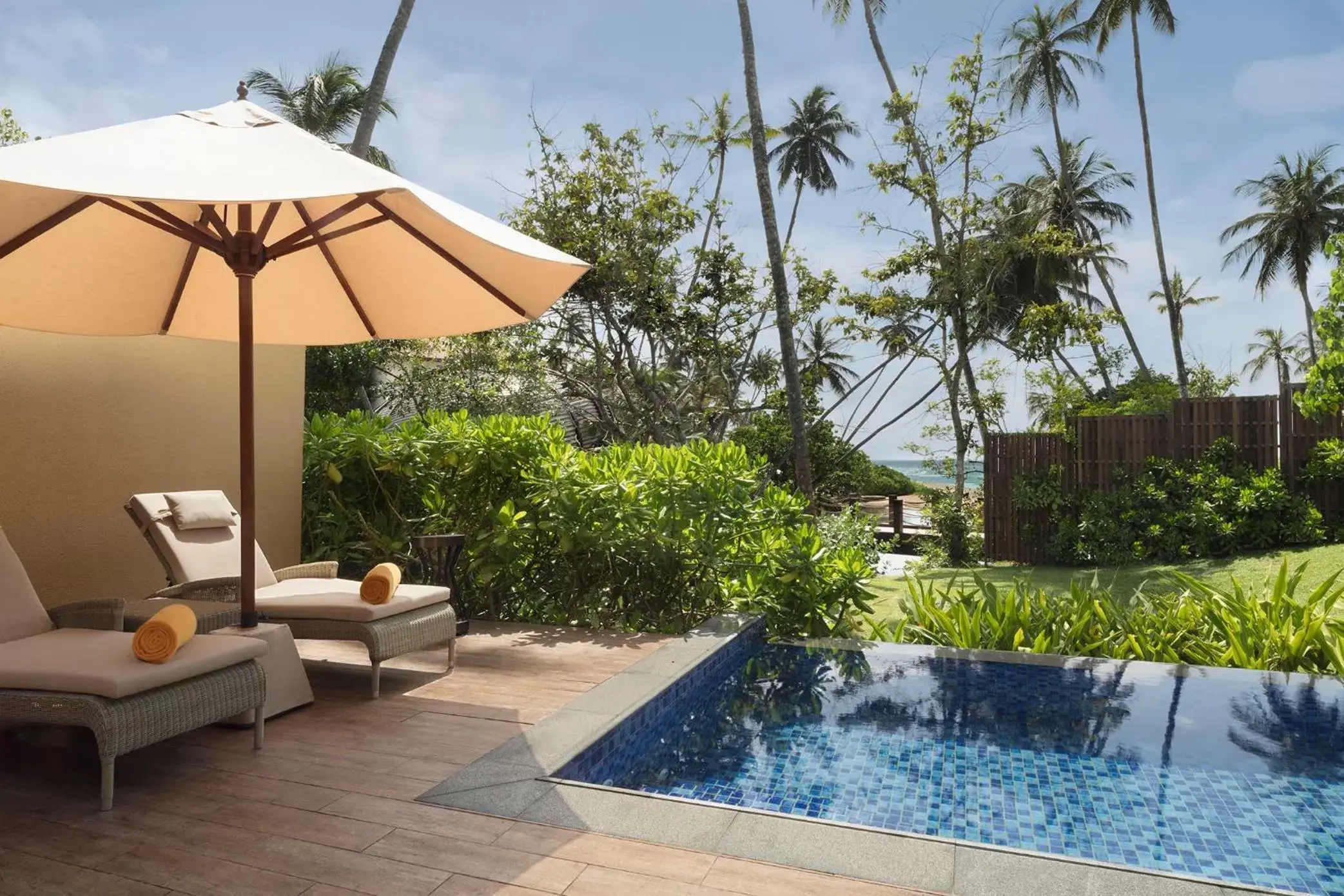 Balcony/Terrace in Anantara Peace Haven Tangalle Resort