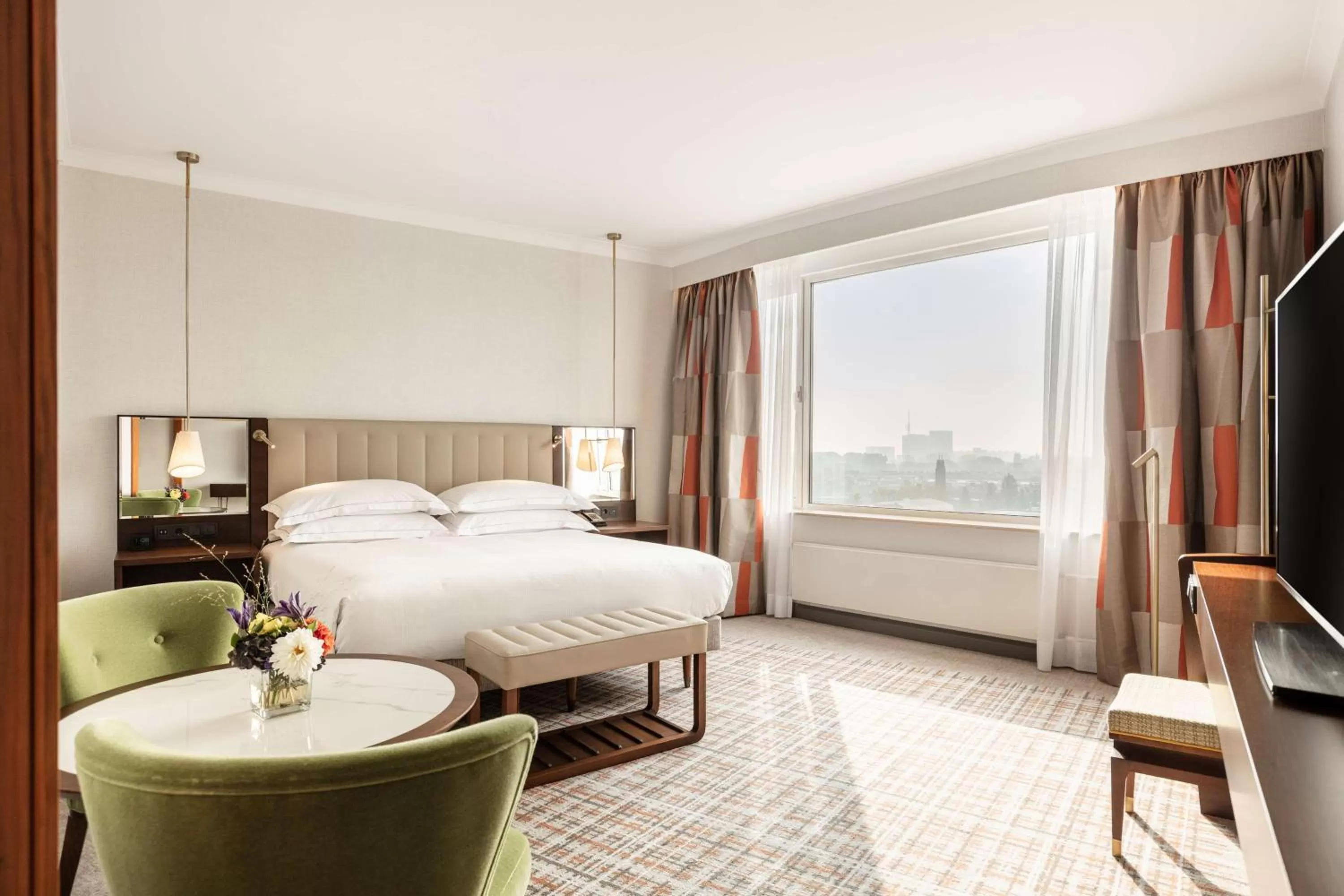 Bed in Hilton Amsterdam