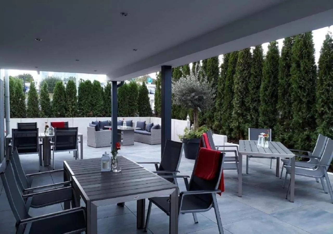 Patio in Hotel Hohenloher Tor