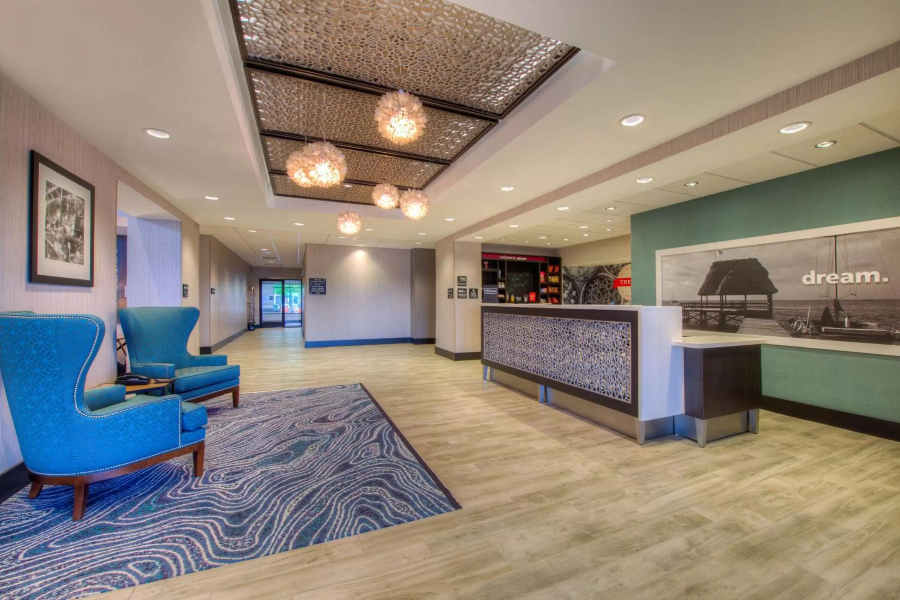 Lobby or reception in Hampton Inn & Suites Wixom/Novi/Detroit, Mi