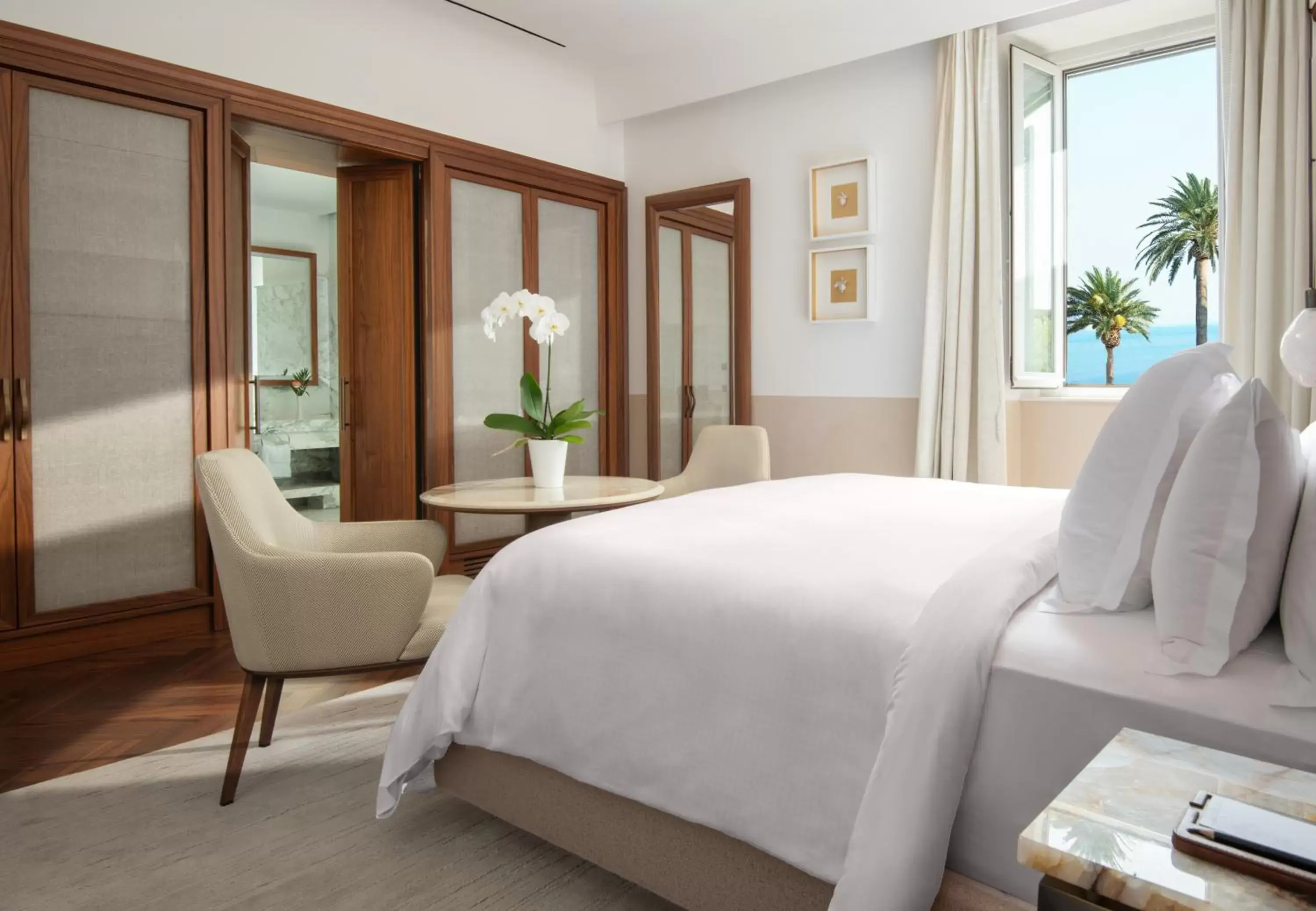 Bedroom in San Domenico Palace, Taormina, A Four Seasons Hotel