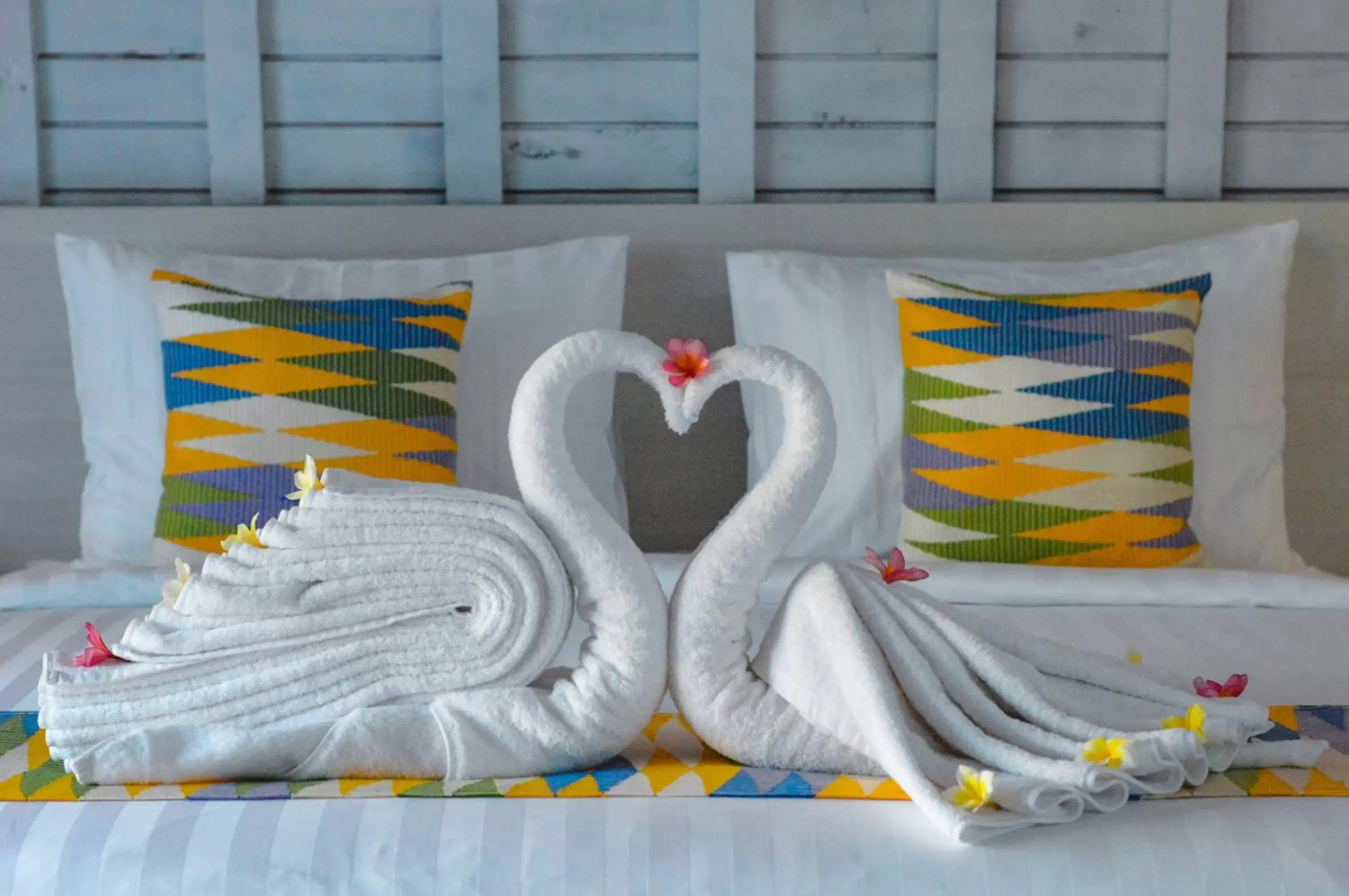 Bed in The MG Villa & SPA Bed in The MG Villa & SPA