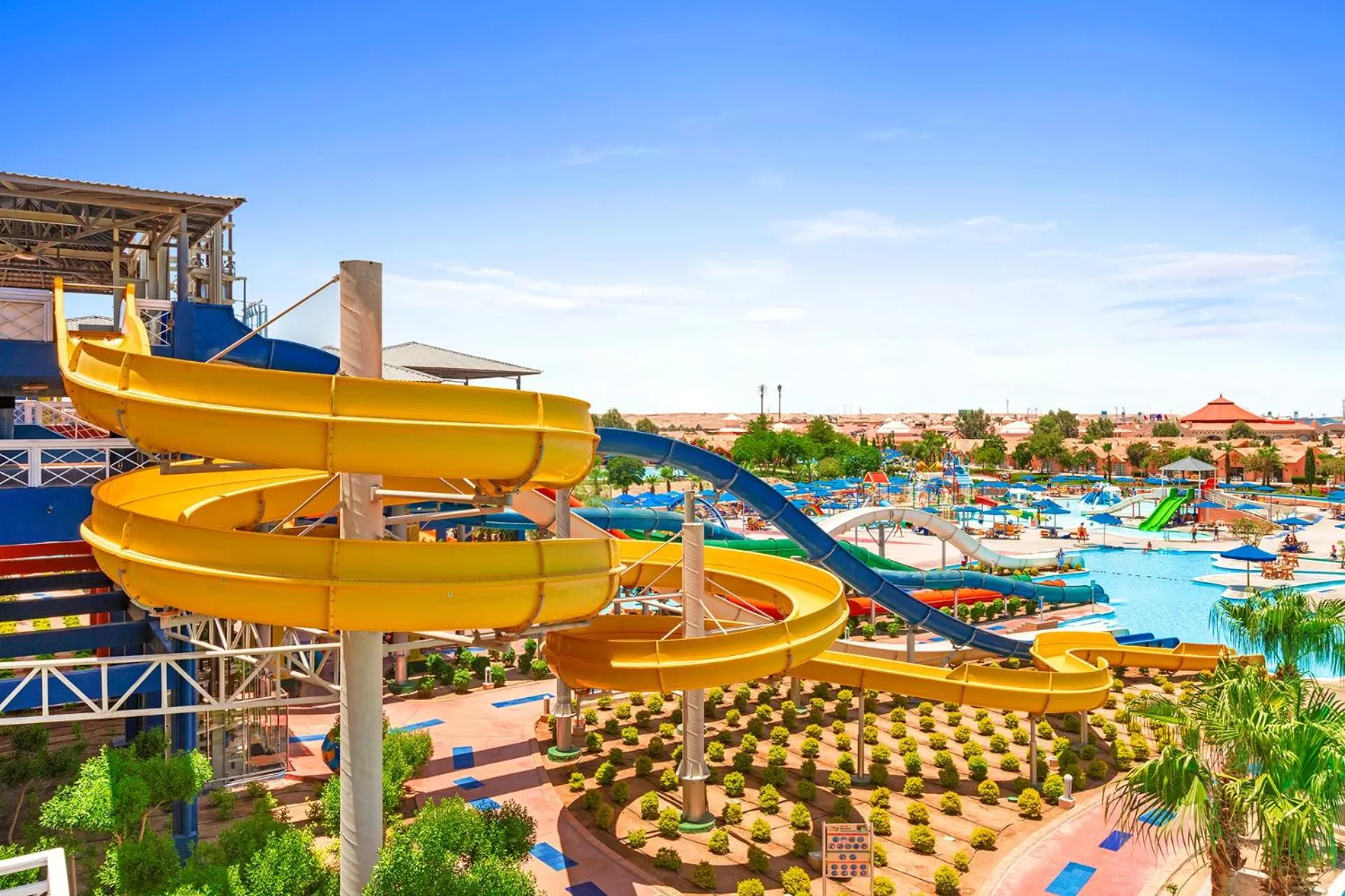 Aqua park in Neverland City Hurghada - Pickalbatros