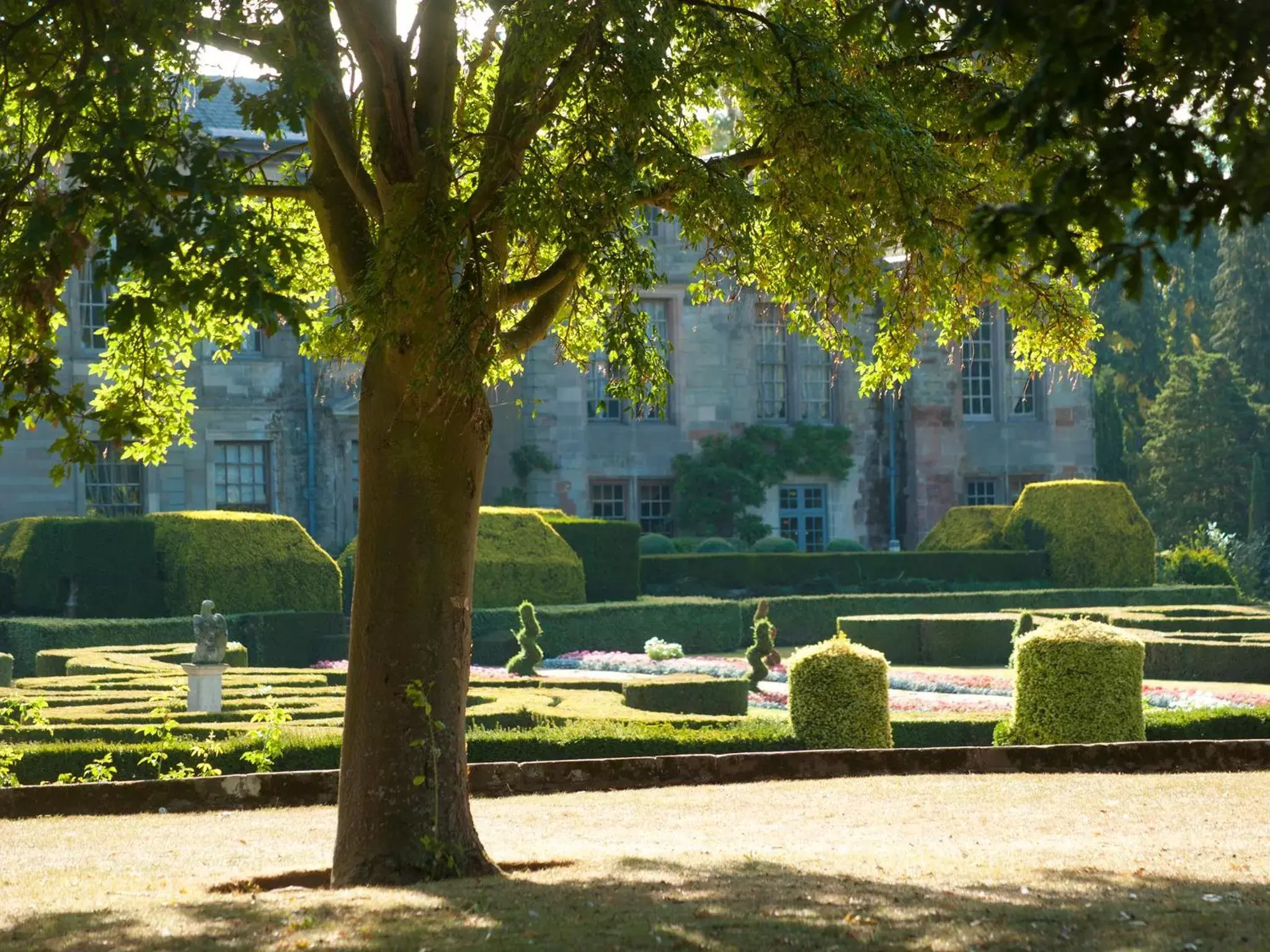 Garden in Coombe Abbey Hotel