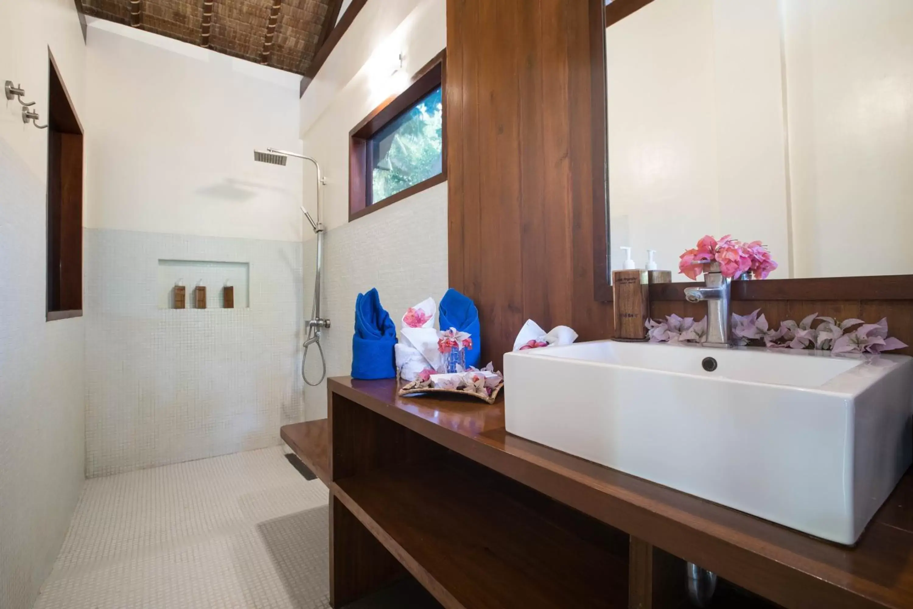 Bathroom in Last Frontier Beach Resort-Adults Only