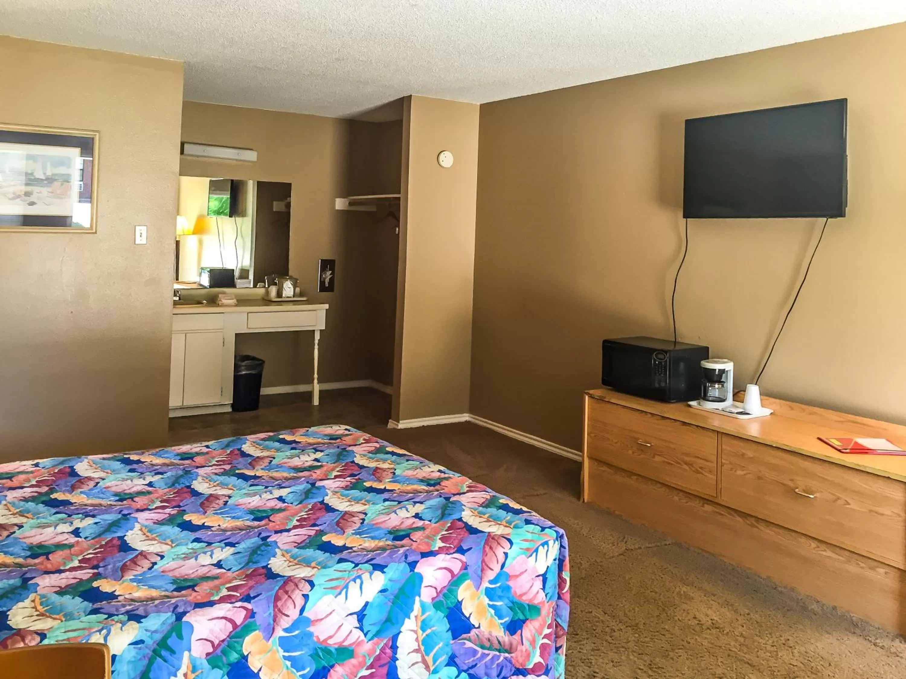 Bed in Bent Tree Motel