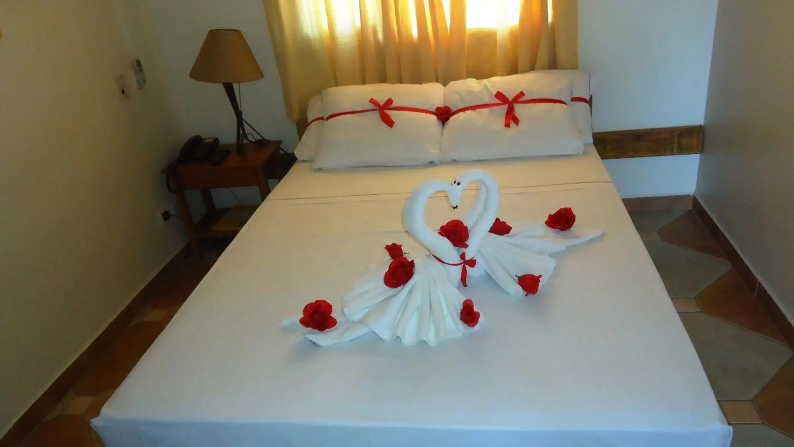 Bed in Hotel Pirá Miúna