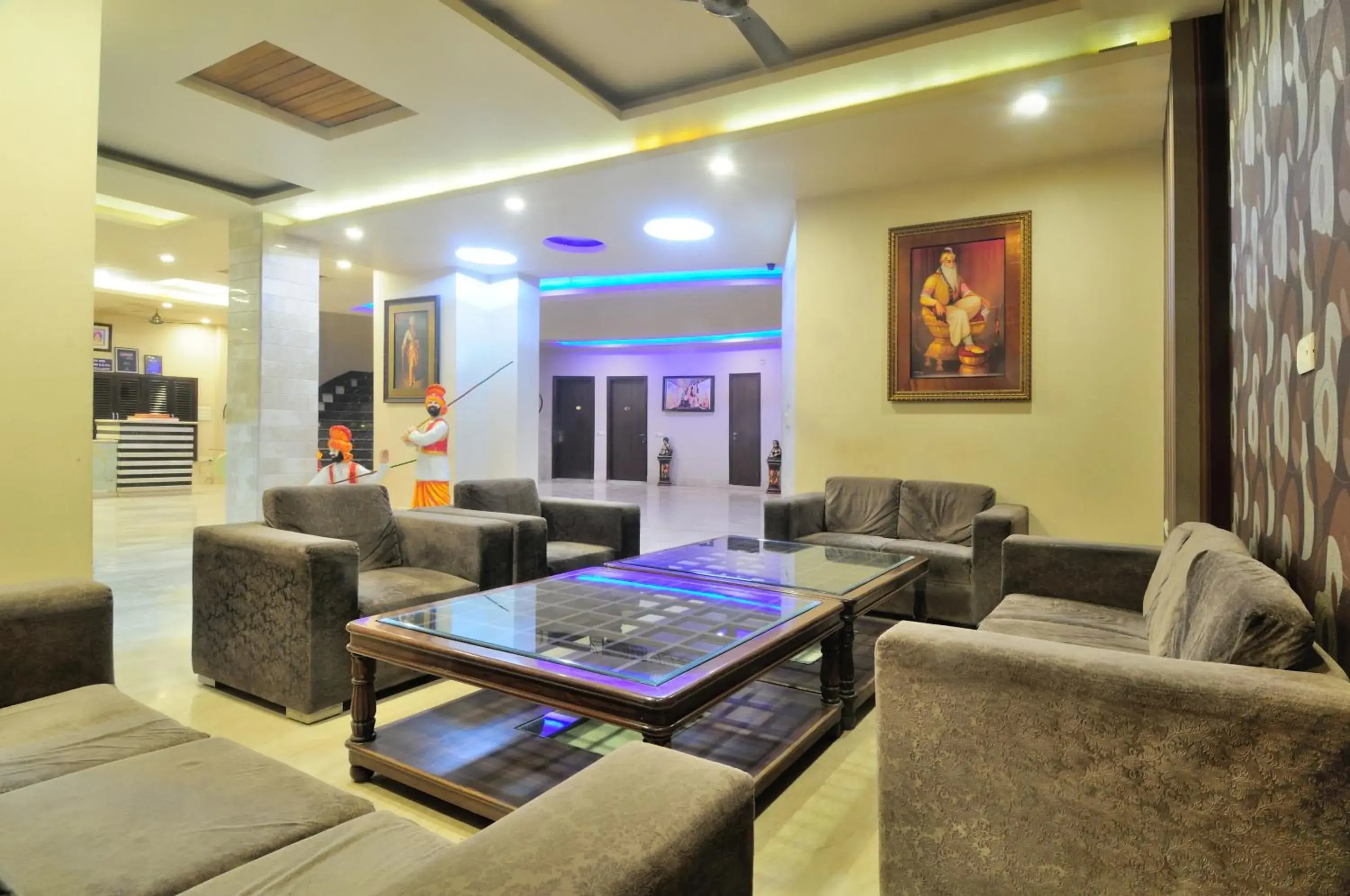 Lobby or reception in Hotel Shanti Villa