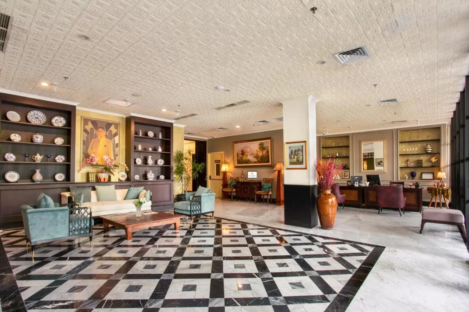 Lobby or reception in Hotel Des Indes Menteng