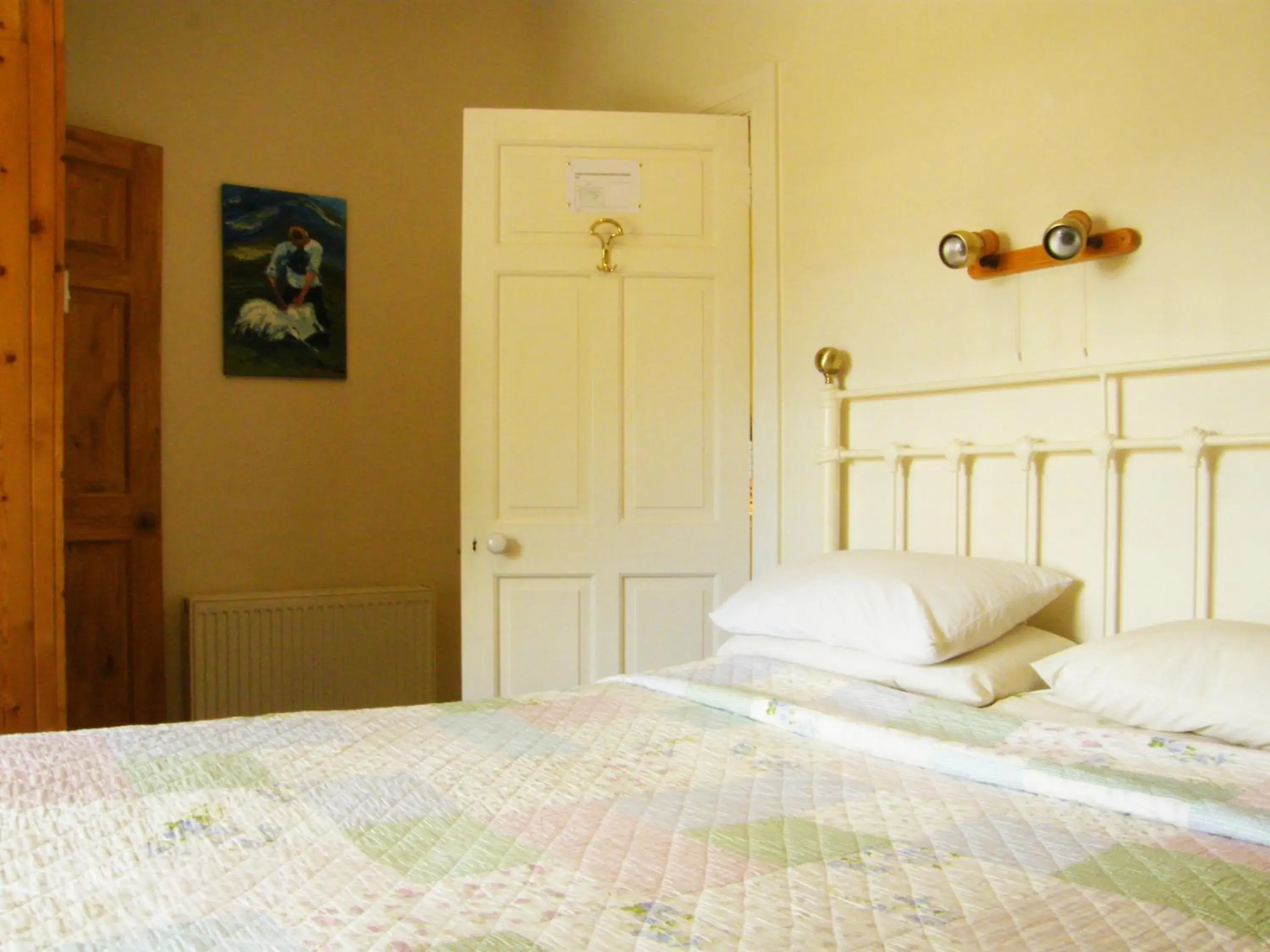 Bed in Druid Cottage