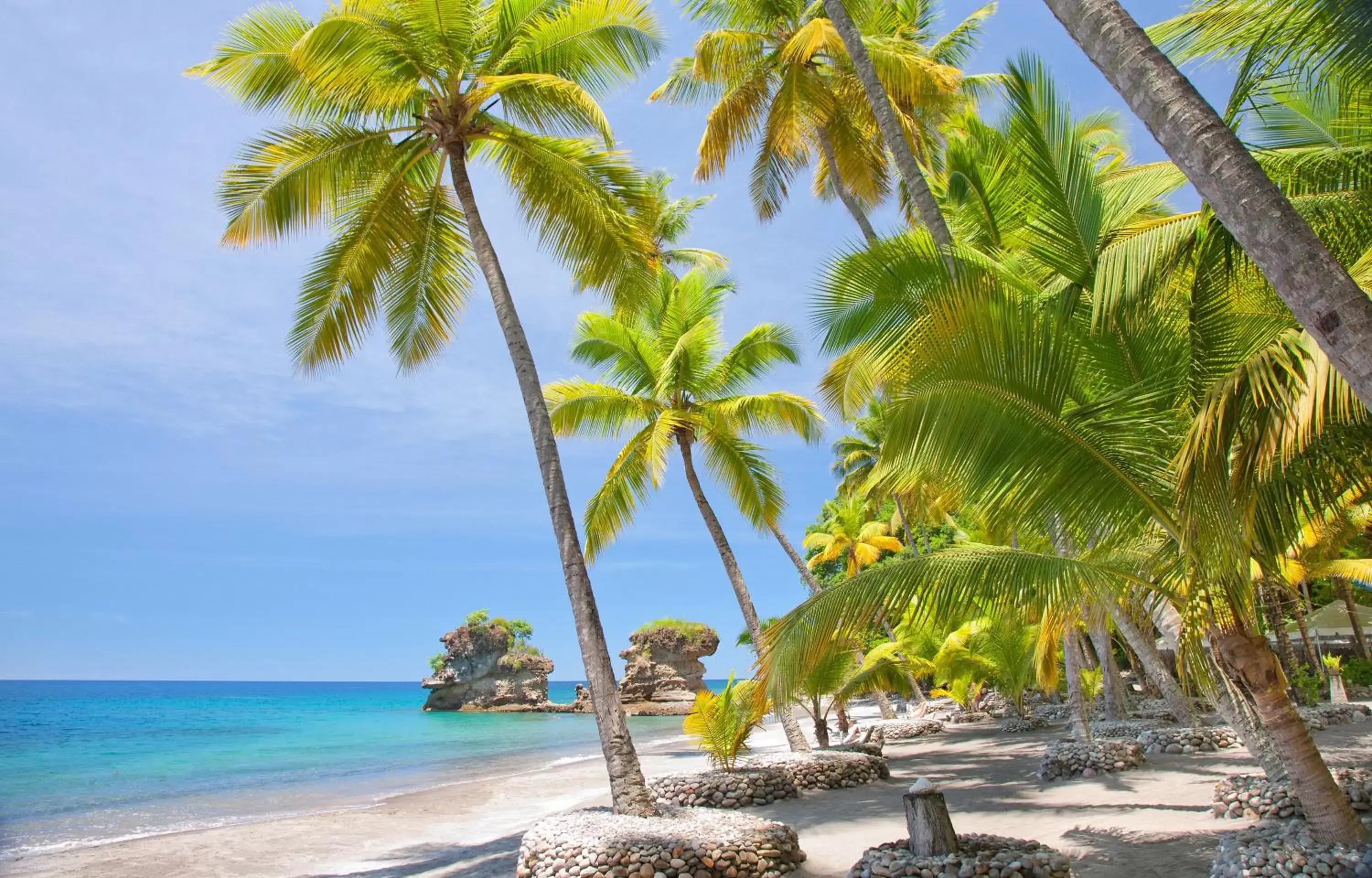 Beach in Anse Chastanet Resort