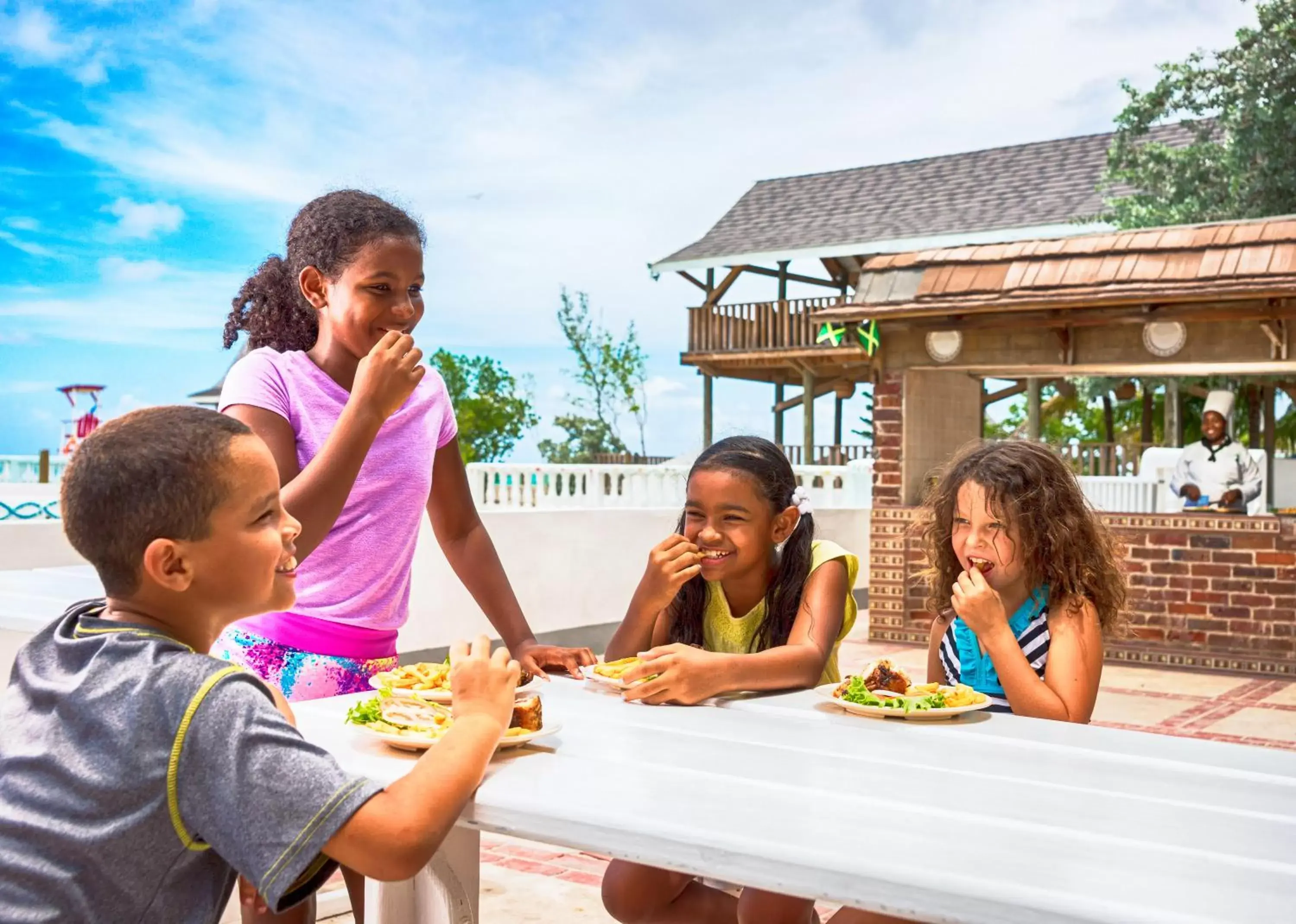 Food, Family in SeaGarden Beach Resort - All Inclusive