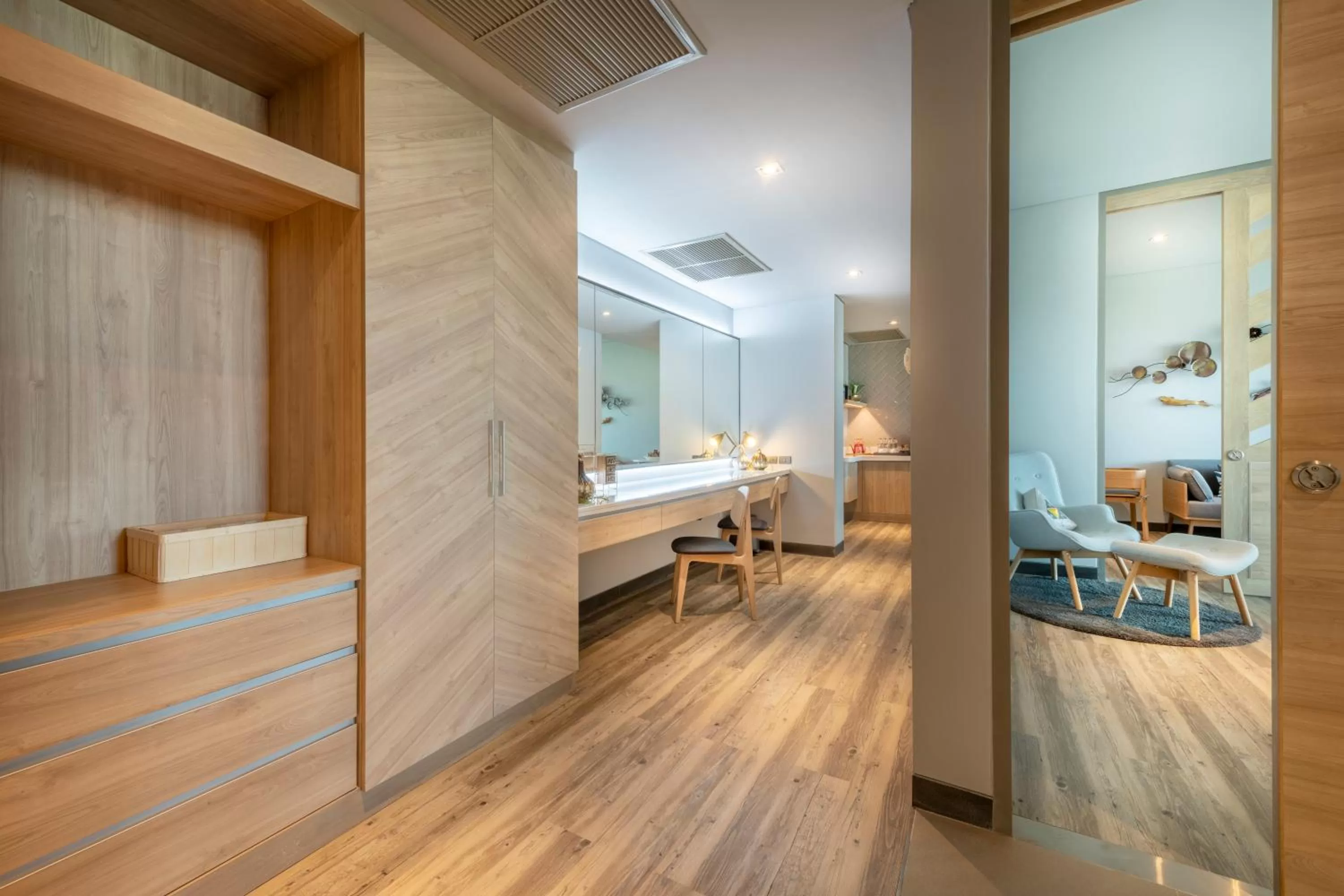 Seating area in AisanA Hotel Korat