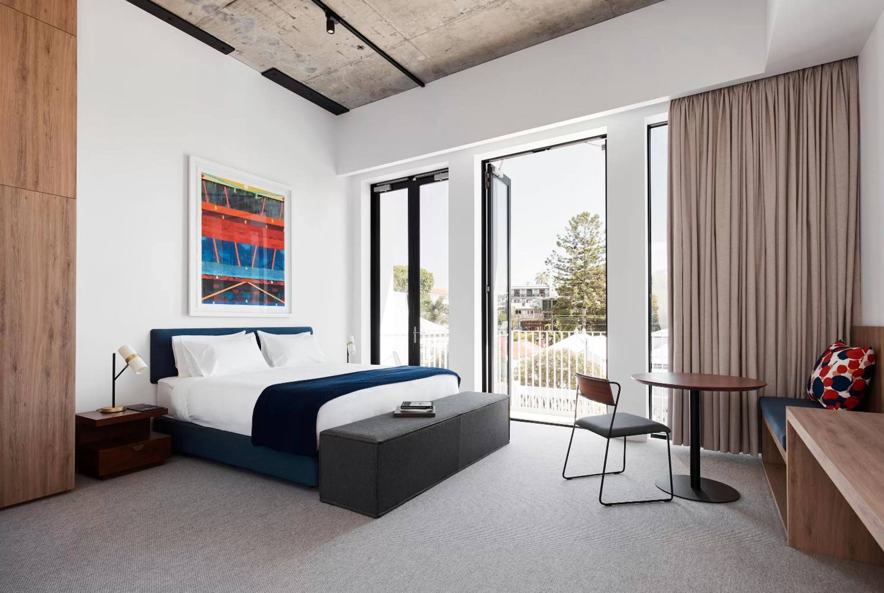 Bedroom, Bed in The Johnson Brisbane - Art Series