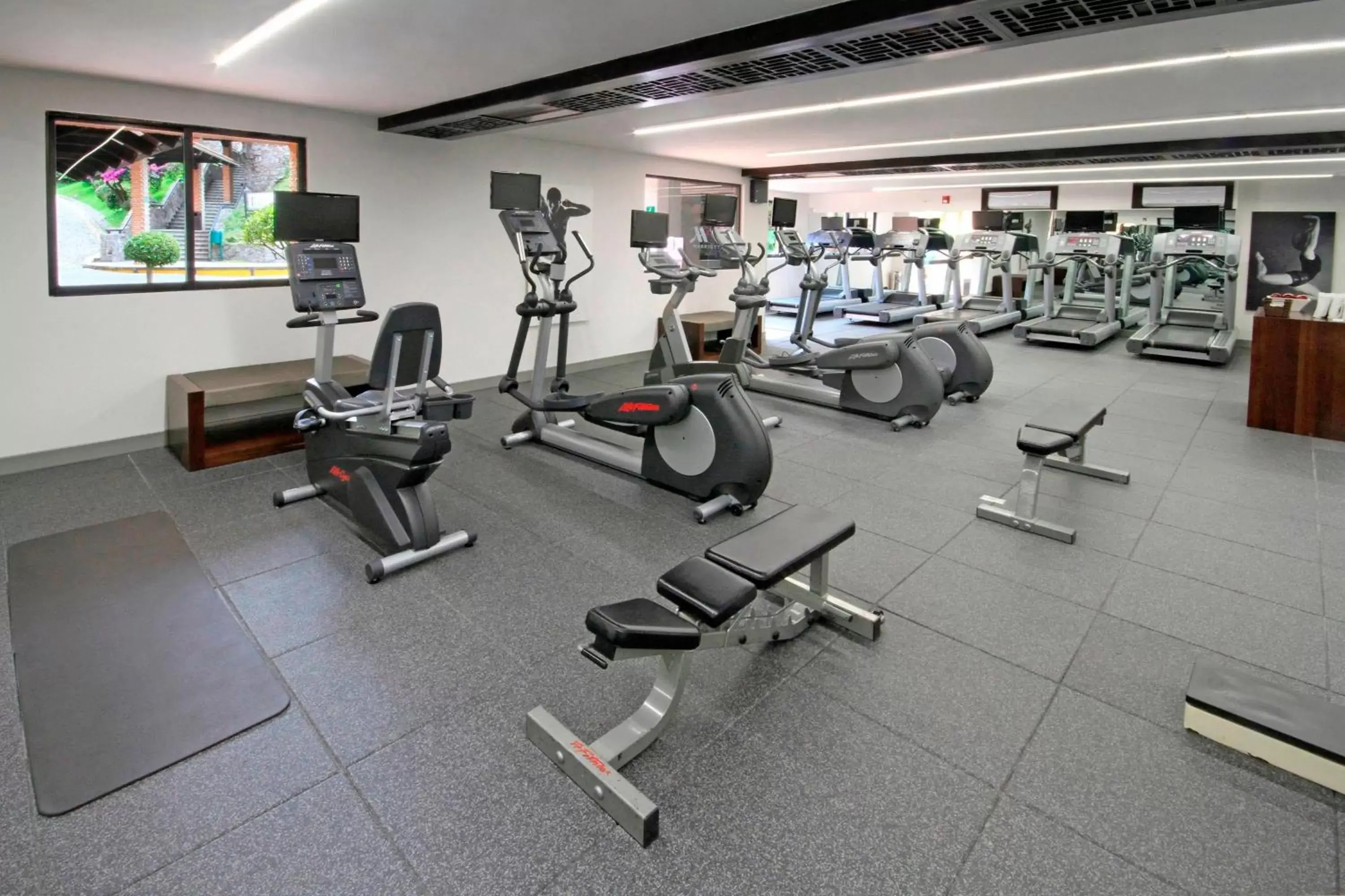 Fitness centre/facilities, Fitness Center/Facilities in Marriott Puebla Hotel Meson del Angel