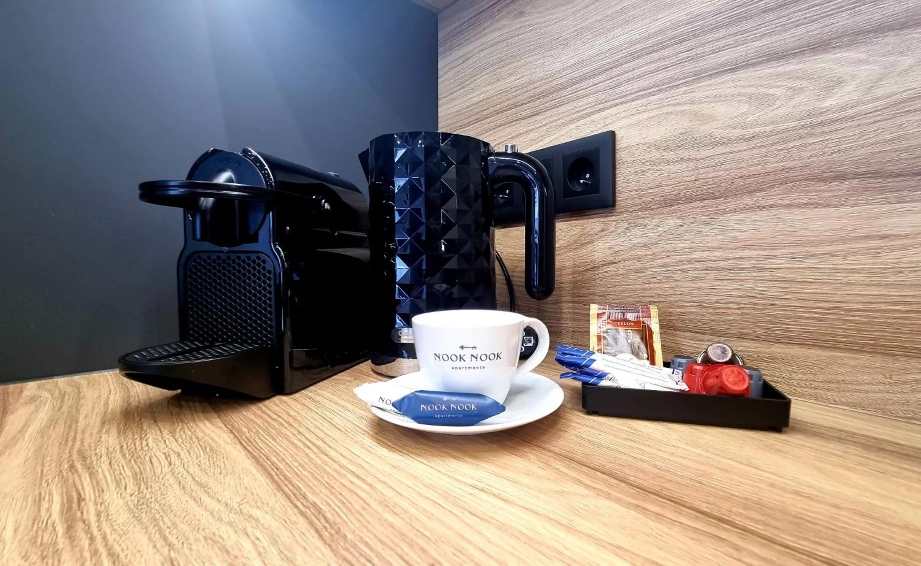 Coffee/tea facilities in NOOK NOOK Apartments Bytkowska 103