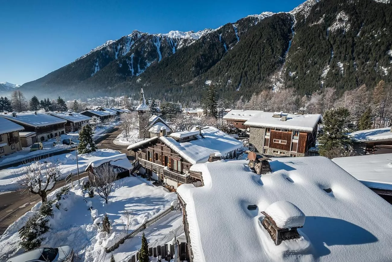 Bird's eye view in Eden Hotel, Apartments and Chalet Chamonix Les Praz
