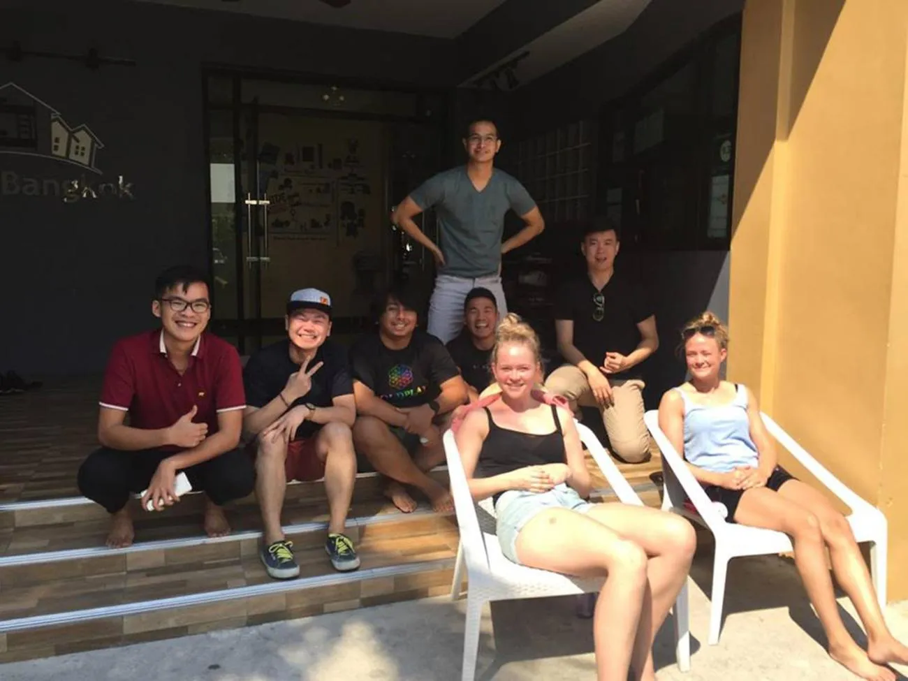 People in Hide Bangkok Hostel