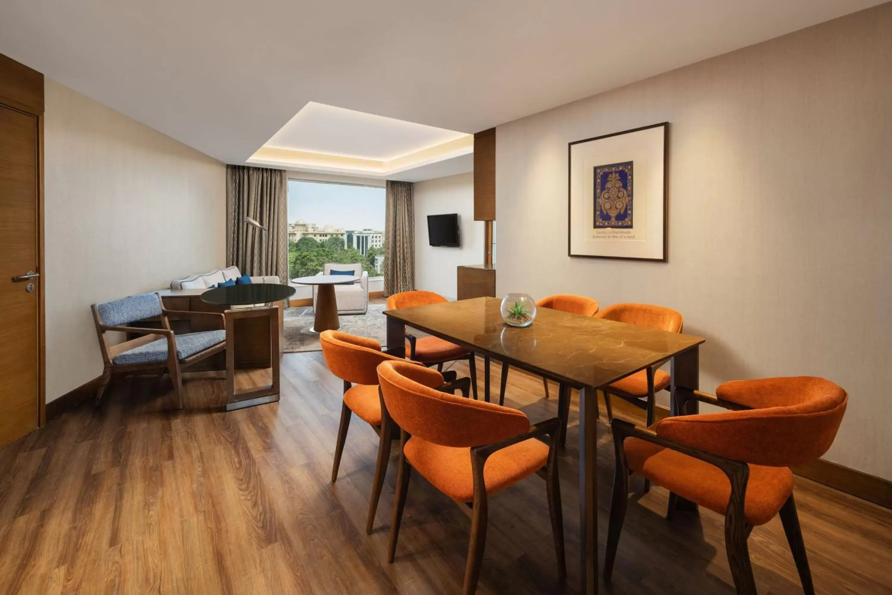 Living room, Dining Area in Courtyard by Marriott Bhopal