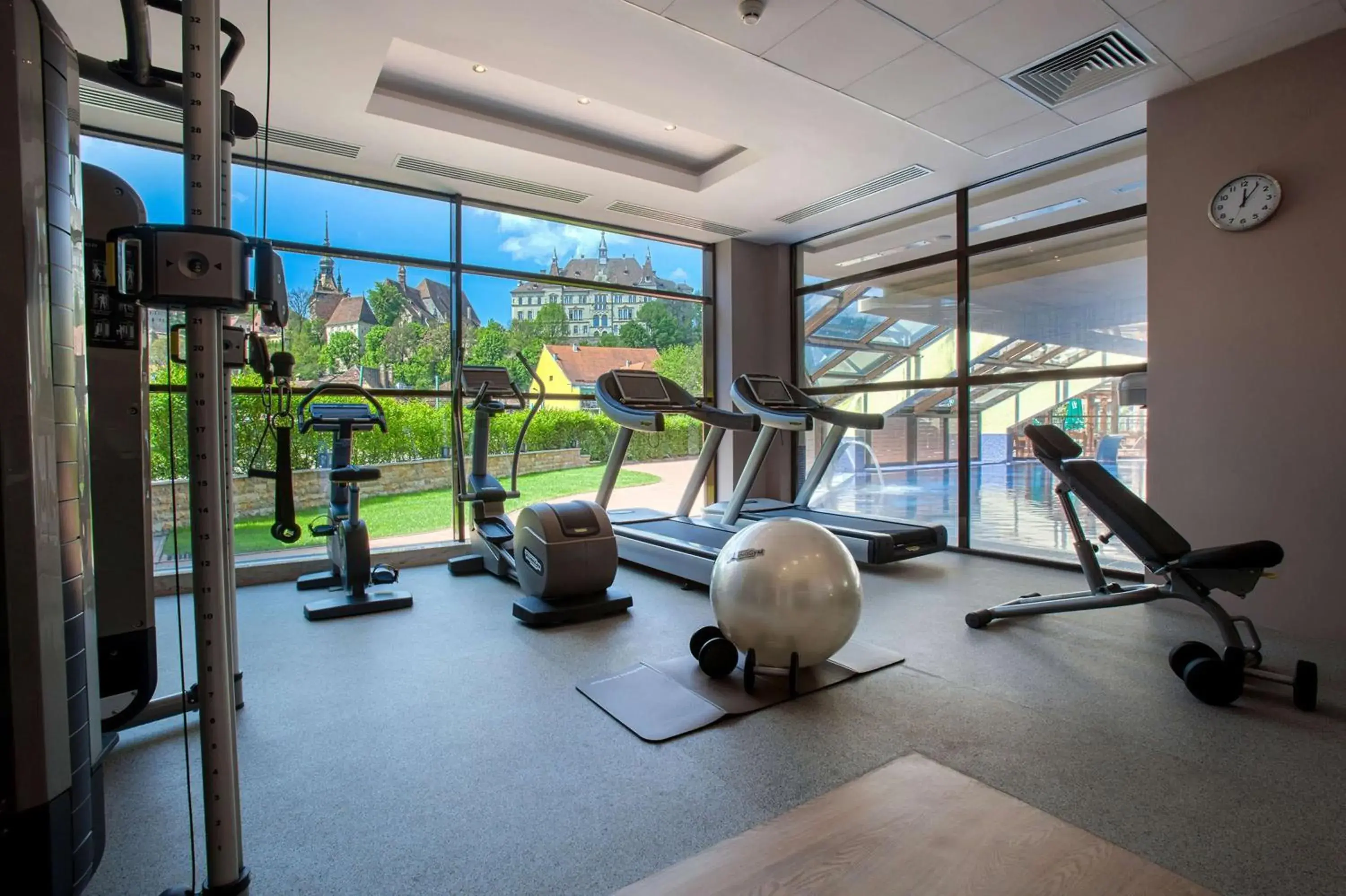 Fitness centre/facilities in DoubleTree by Hilton Hotel Sighisoara - Cavaler Fitness centre/facilities in DoubleTree by Hilton Hotel Sighisoara - Cavaler