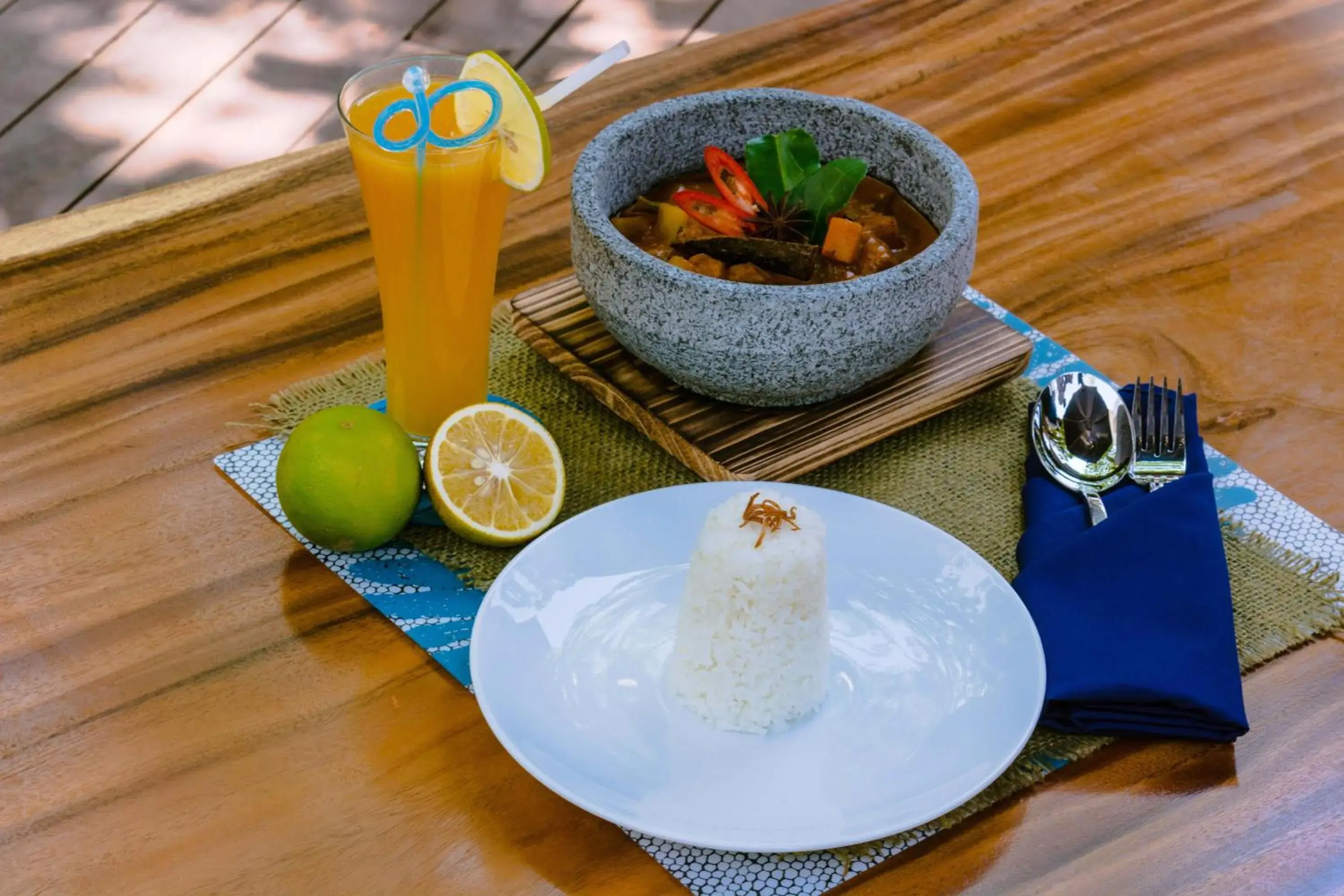 Food and drinks in Memoire Siem Reap Hotel