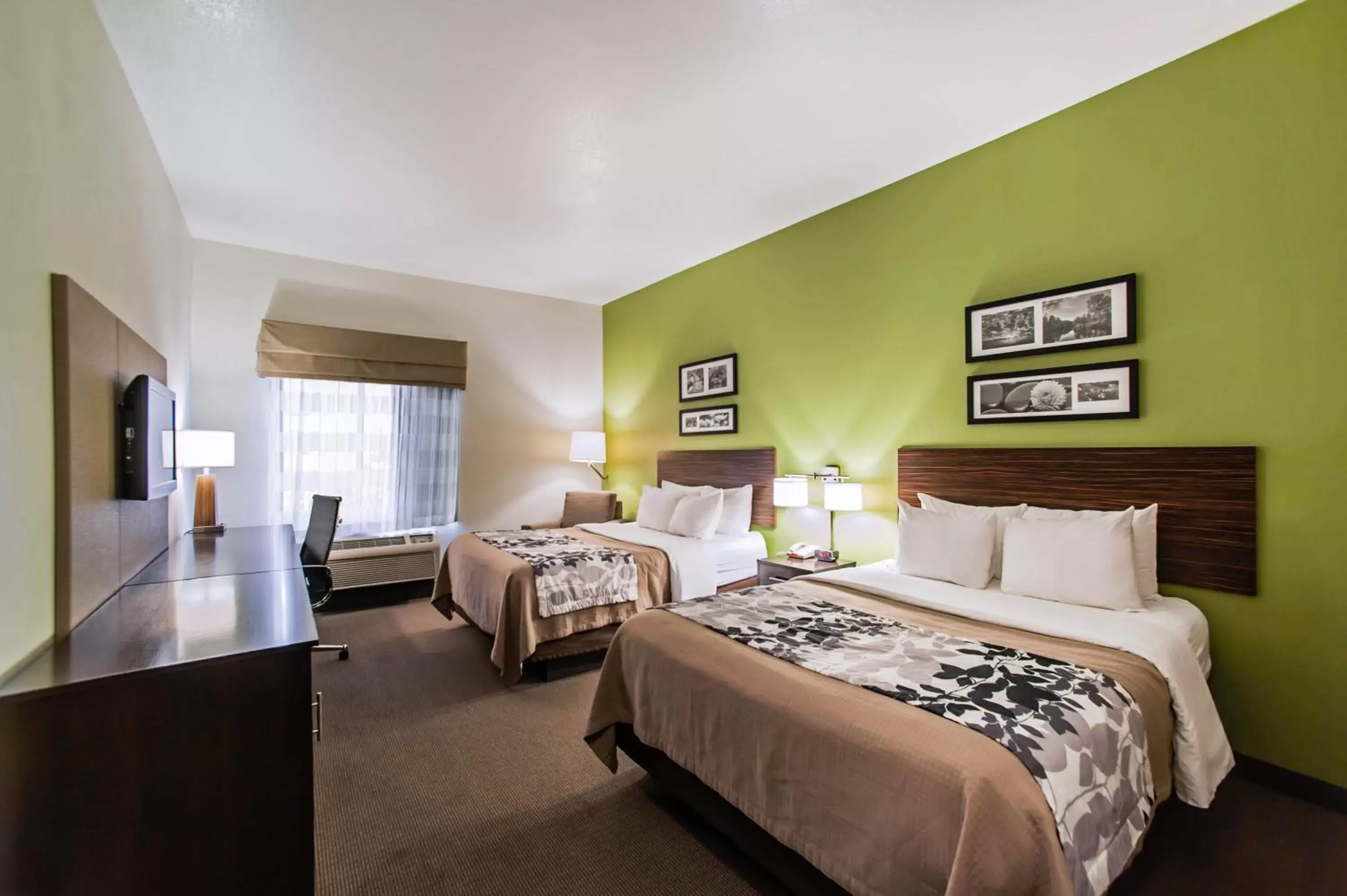 Standard Queen Room with Two Queen Beds - Non-Smoking in Sleep Inn & Suites Cave City