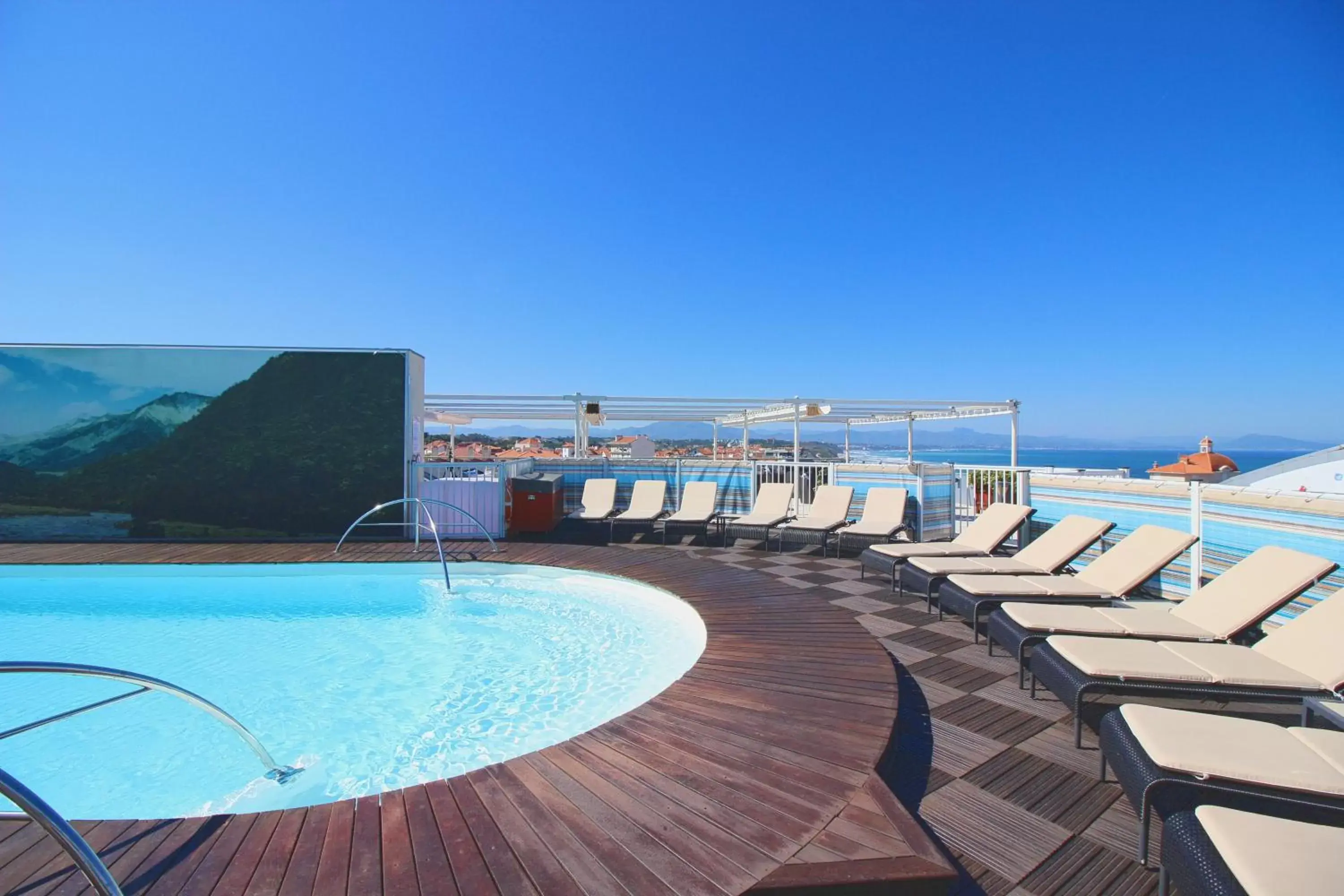 Sea view, Swimming Pool in Radisson Blu Hotel Biarritz