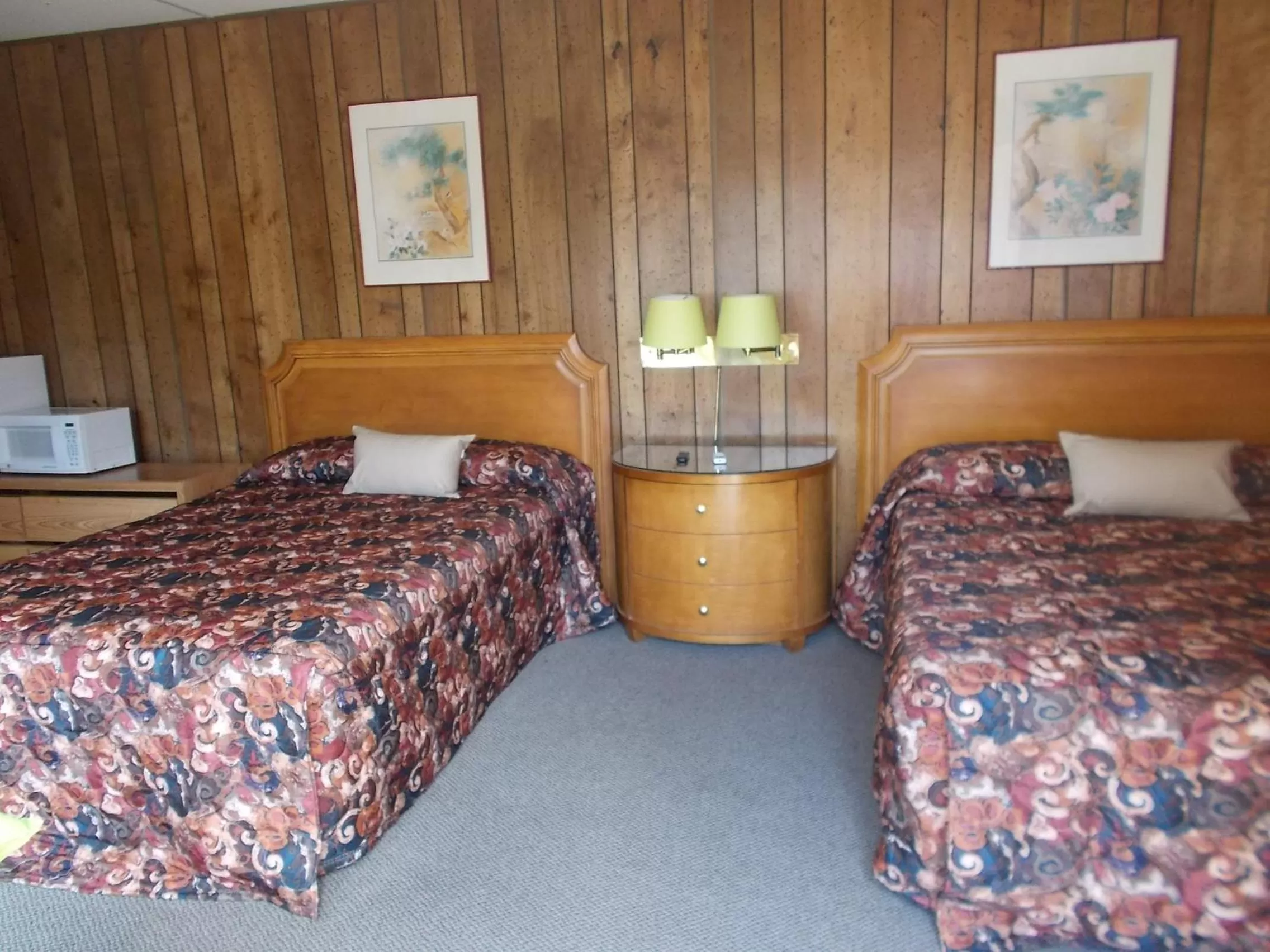 Bed in Atomic Inn Beatty Near Death Valley