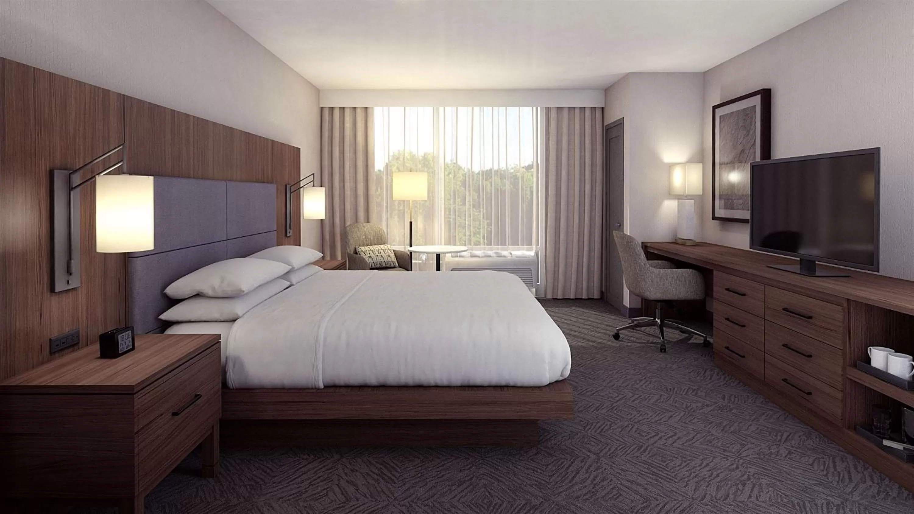 Bedroom, Bed in Doubletree By Hilton Lafayette East