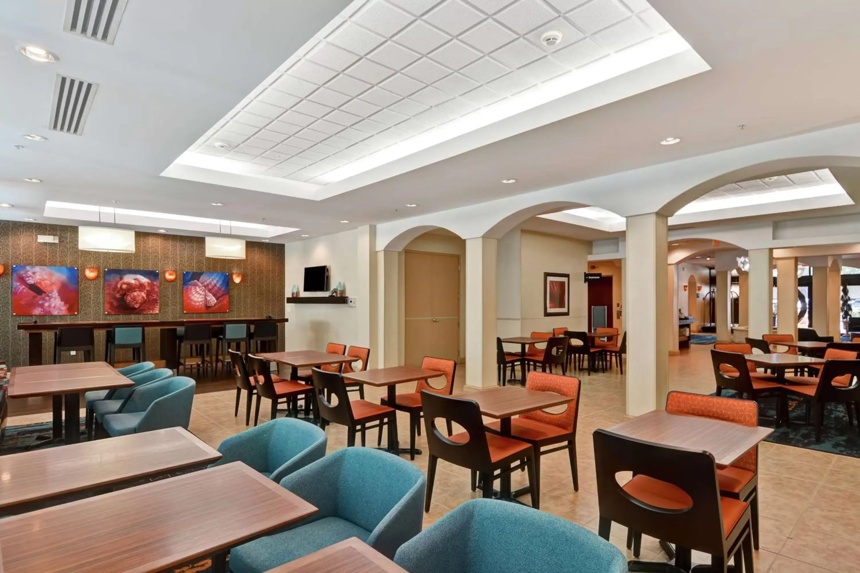 Lobby or reception, Restaurant/Places to Eat in Hampton Inn Deerfield Beach