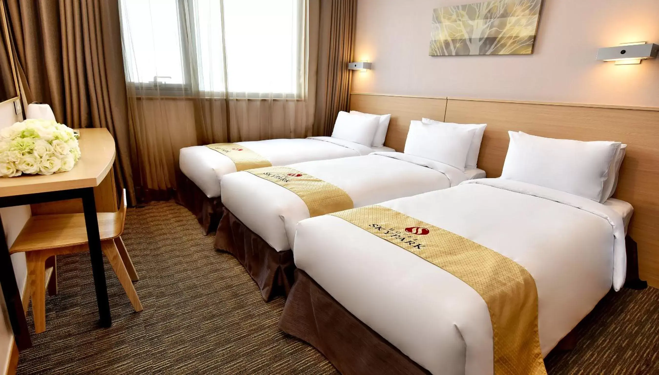Bed in Hotel Skypark Dongdaemun I