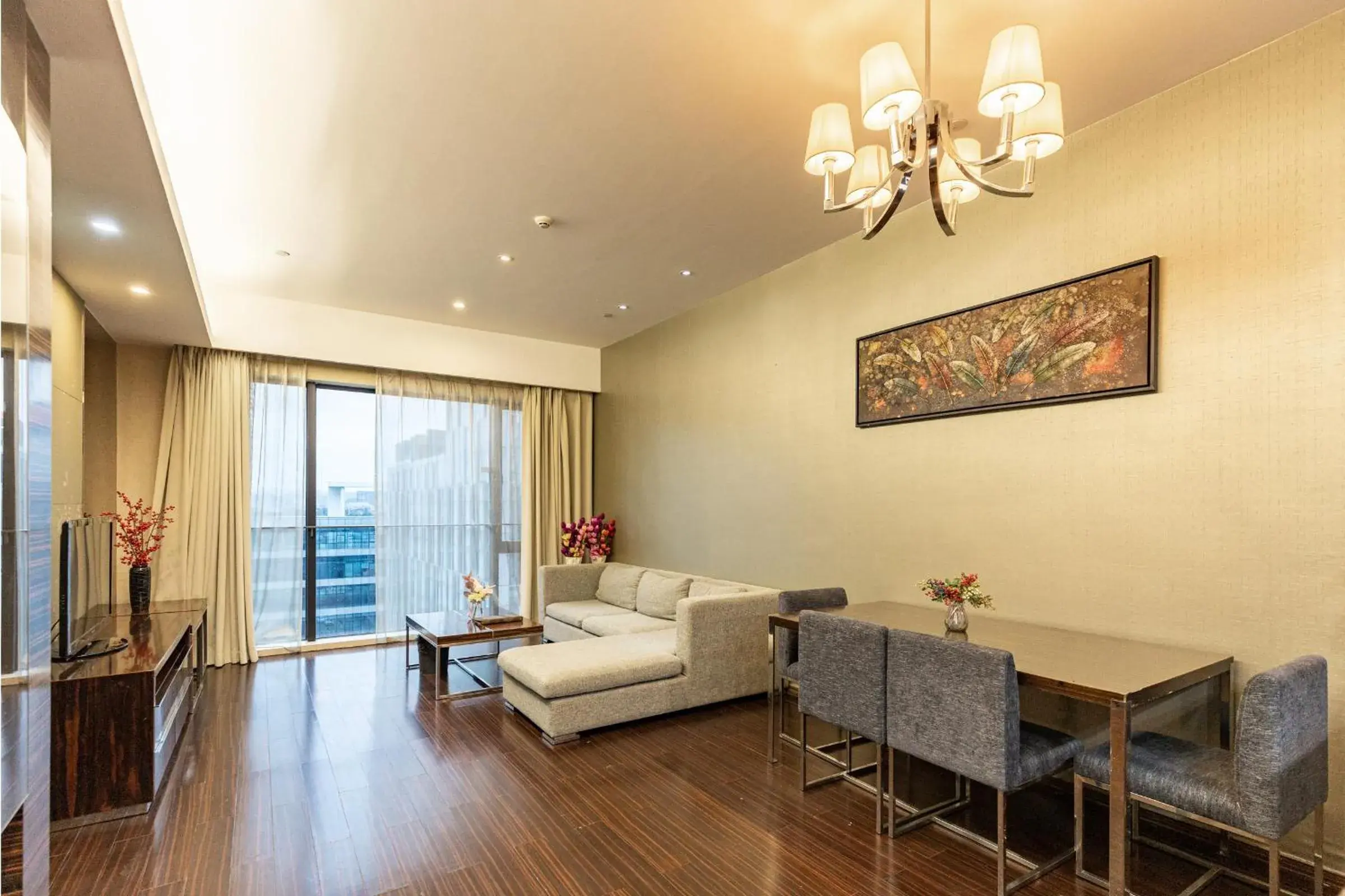Seating Area in Guangzhou Xing Yi International Apartment - Poly World Branch