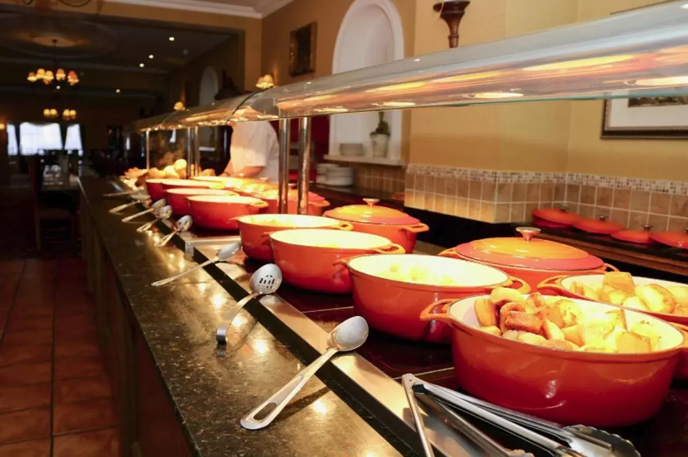 Food close-up in The Golden Lion Hotel