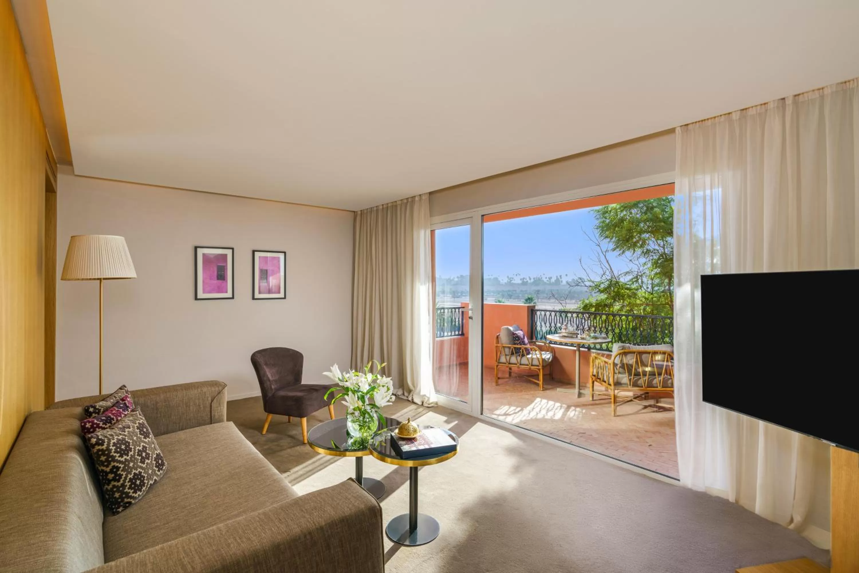 Living room in Sofitel Marrakech Lounge and Spa