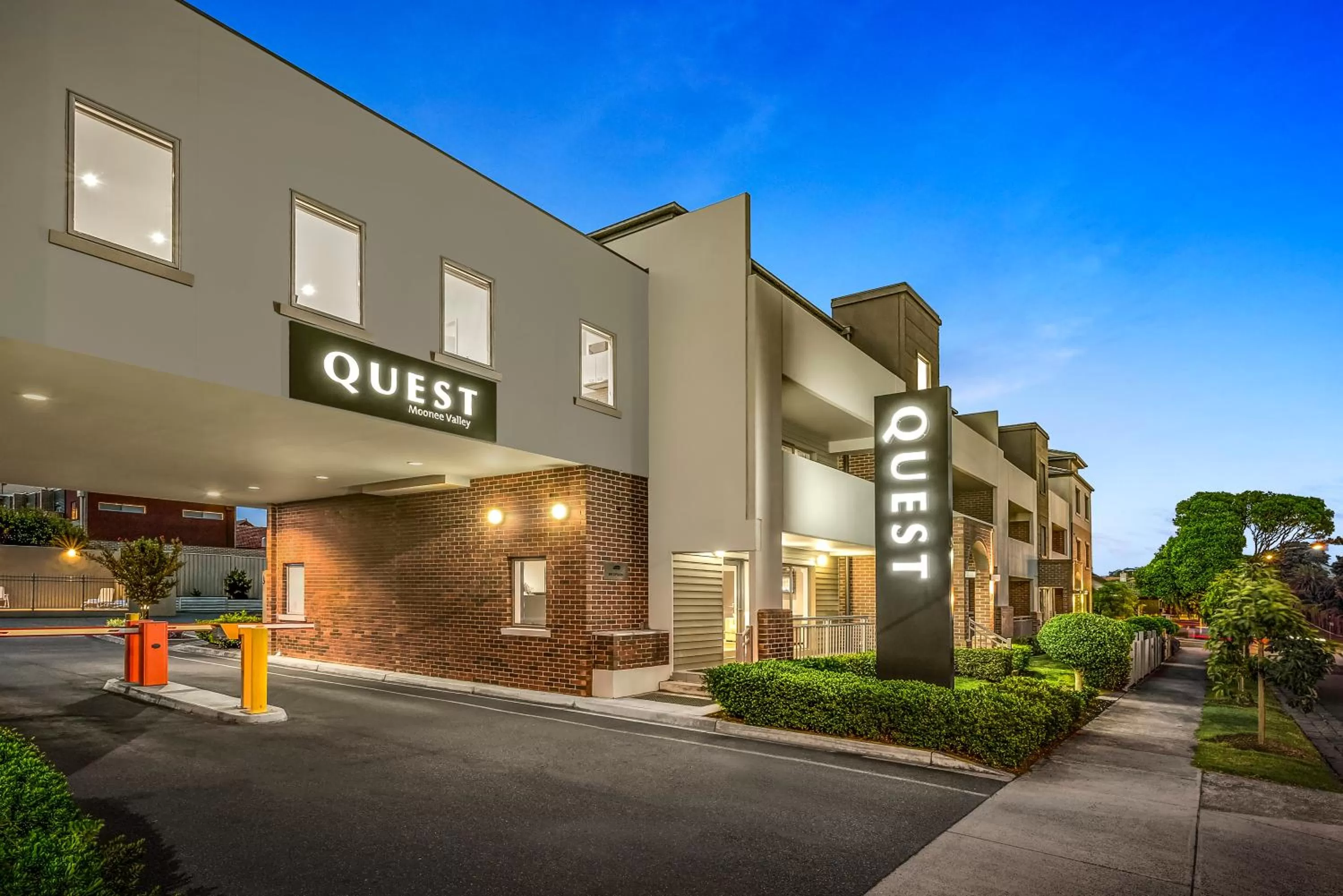 Facade/entrance in Quest Moonee Valley