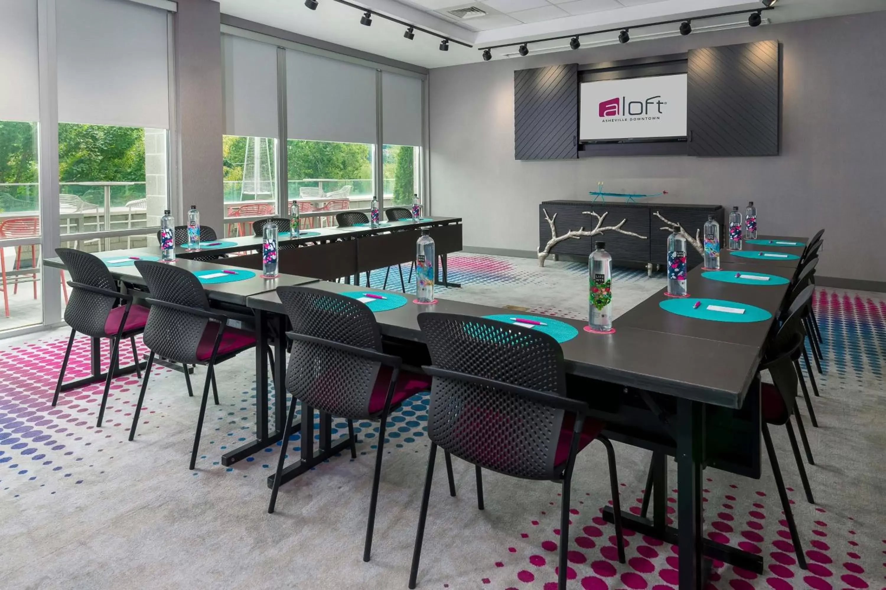 Meeting/conference room, Restaurant/Places to Eat in Aloft Asheville Downtown