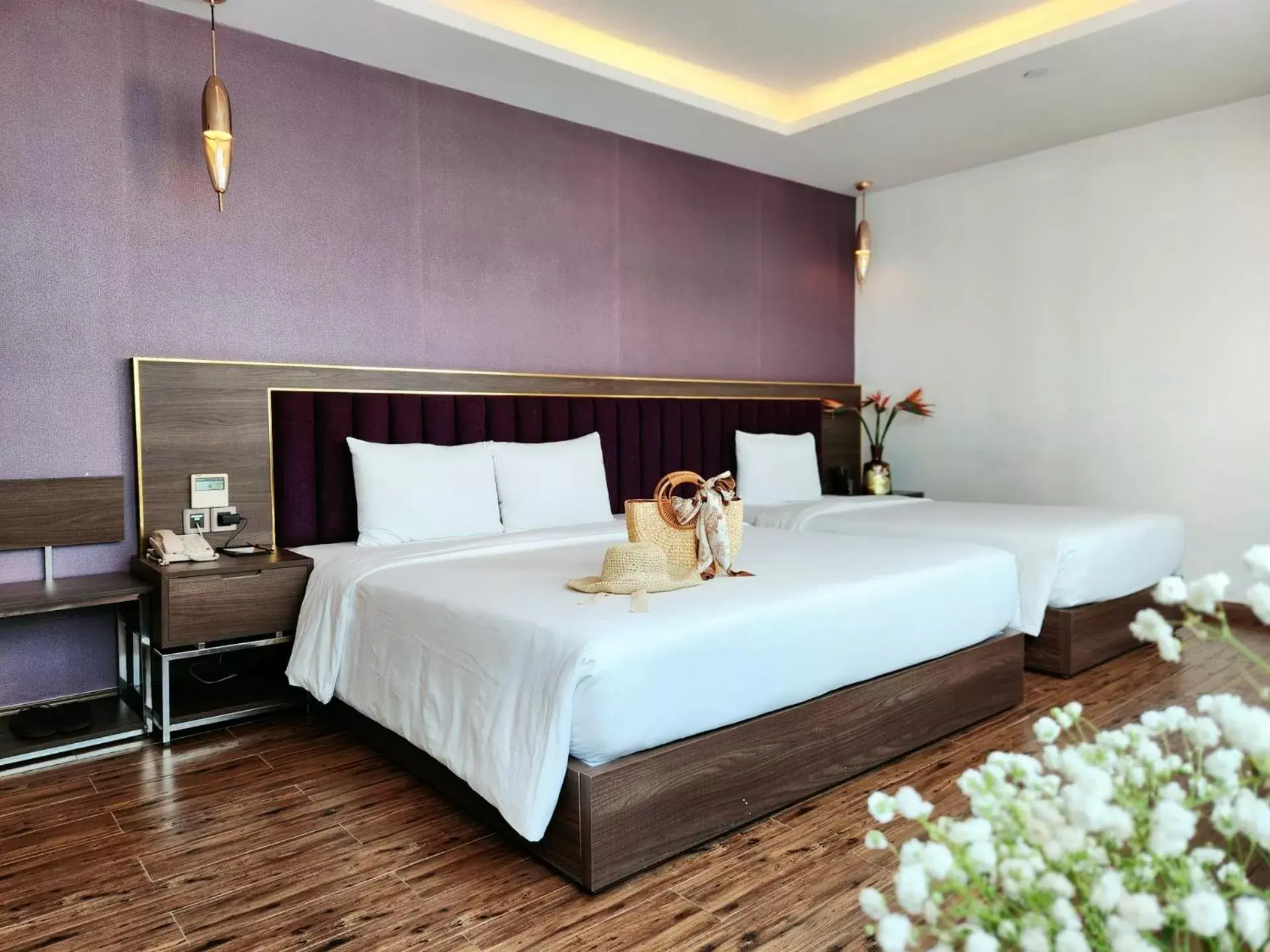 Photo of the whole room, Bed in V Hotel Nha Trang
