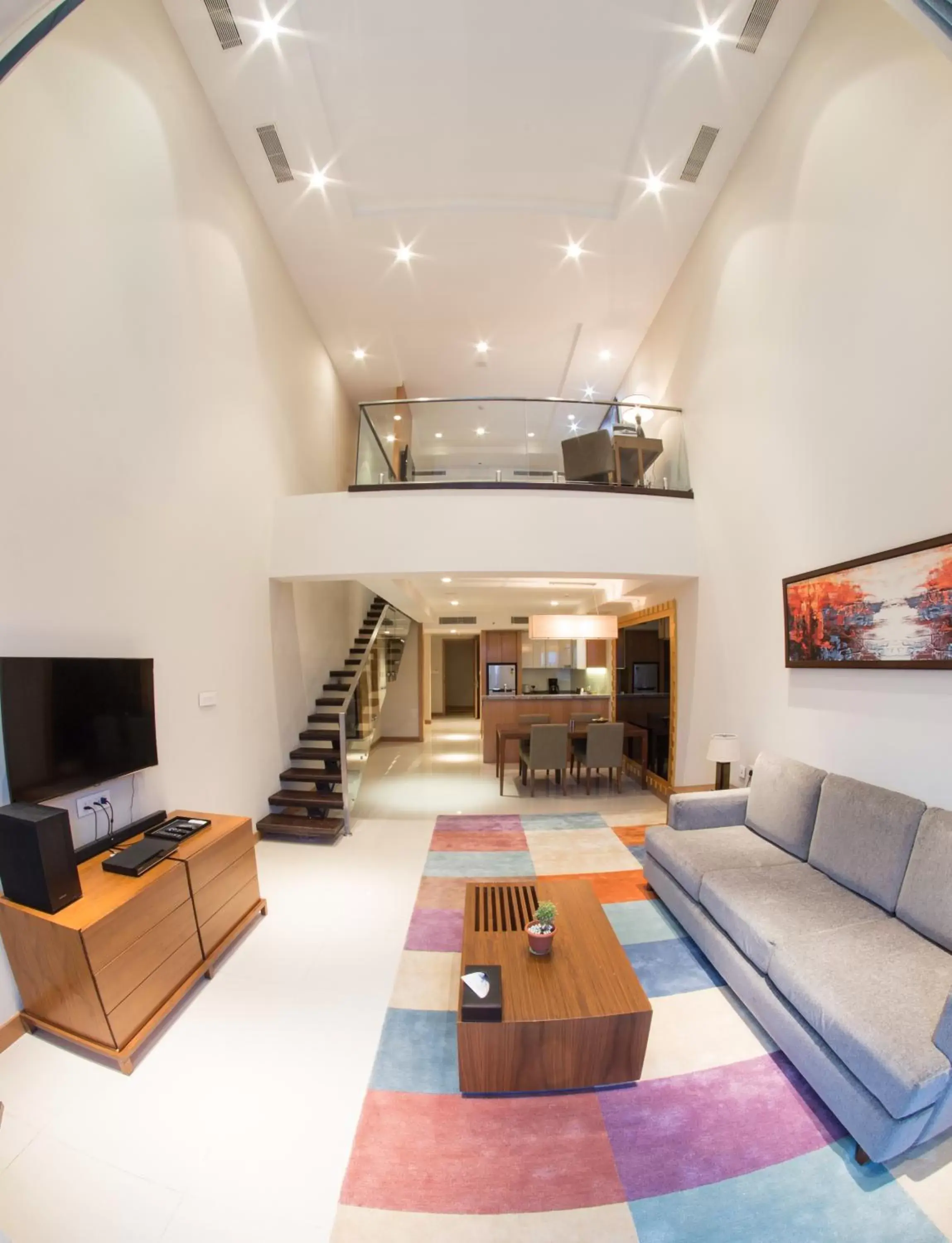 Living room, Seating Area in Oakwood Residence Kapil Hyderabad