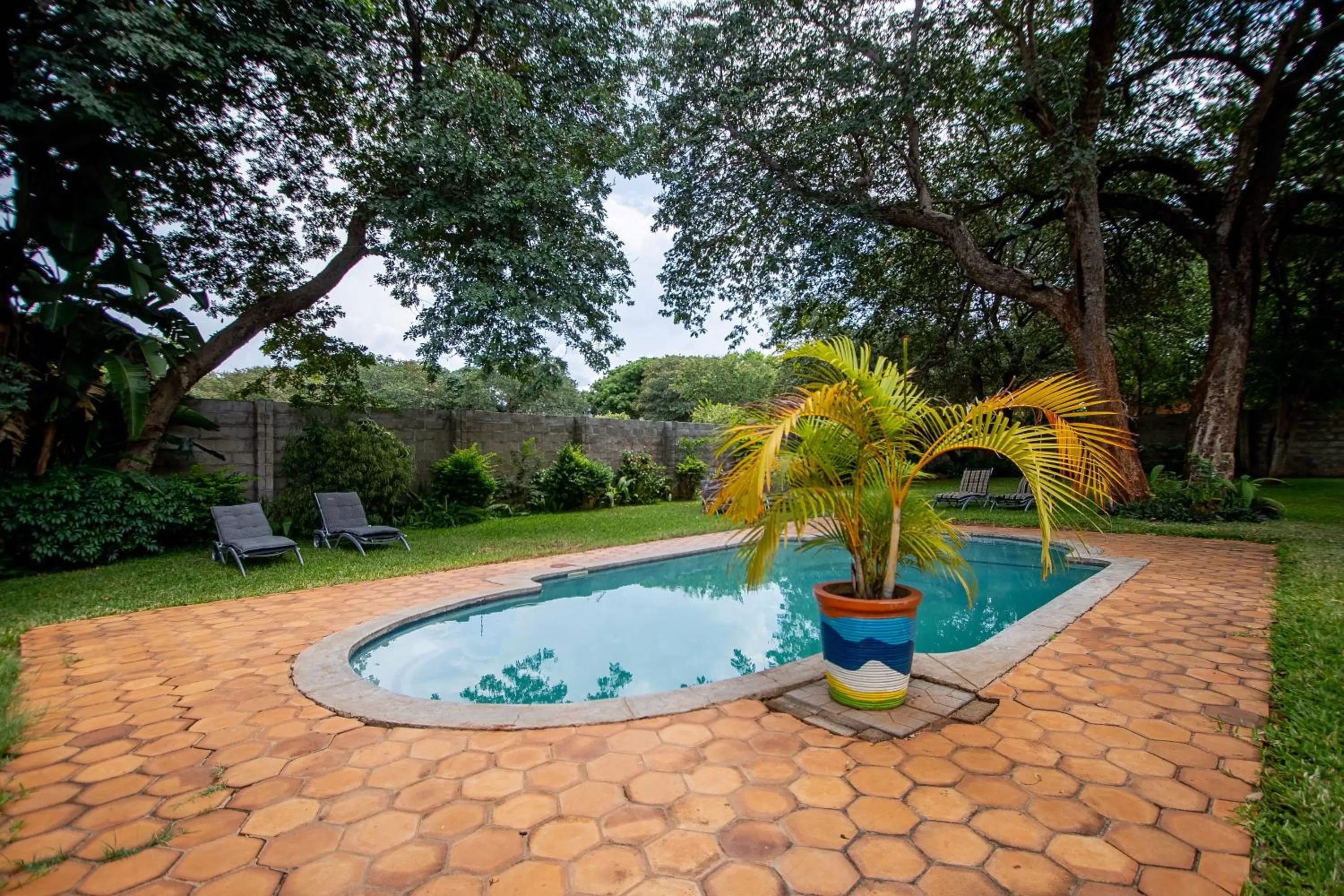 Swimming pool in The Victoria Falls Deluxe Suites